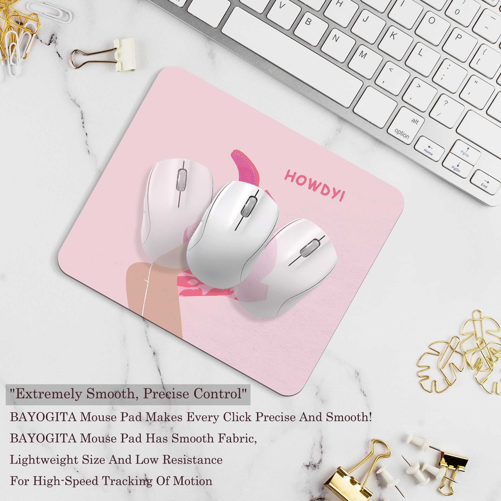 Coquette Mouse Pad, 9.5x8 Inches