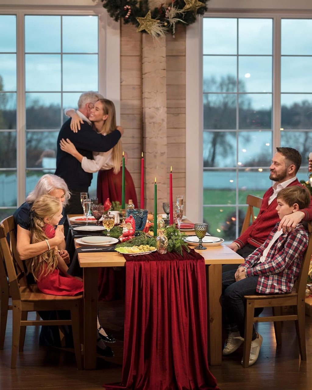 Taper Candles Unscented Smokeless Long Tall Tapered Candle for Candlesticks SticksHome Decor Dinner