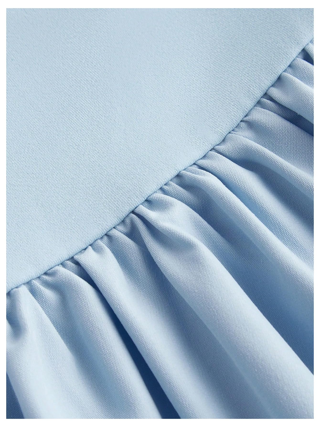 Women's Bubble Mini Dress Halter Backless Ruched Y2K Short Sundress with Built-in Shorts