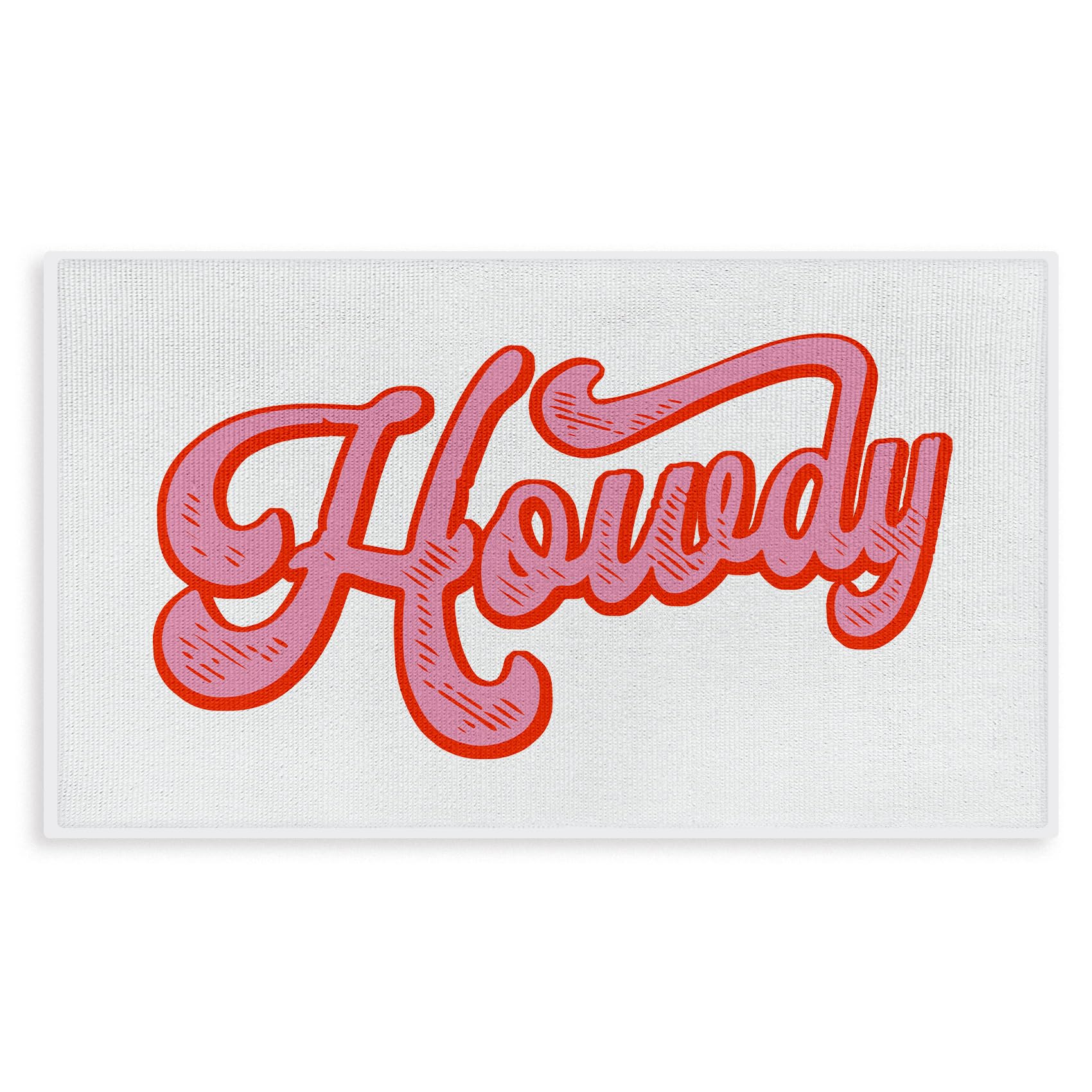 Howdy Doormat Door Mat
