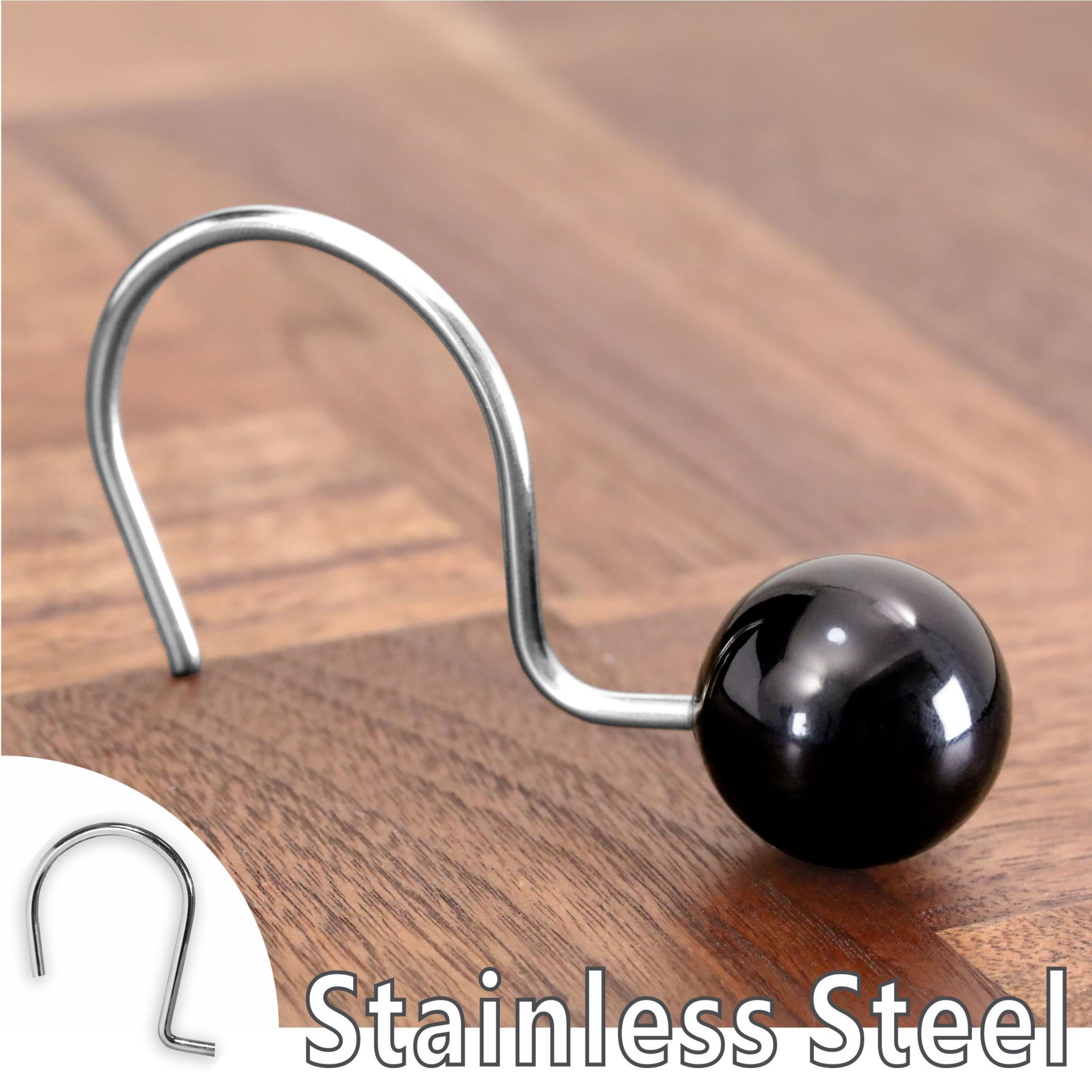 Elegant Stylish Coquette Pearl Design Rustproof Stainless Steel Rings