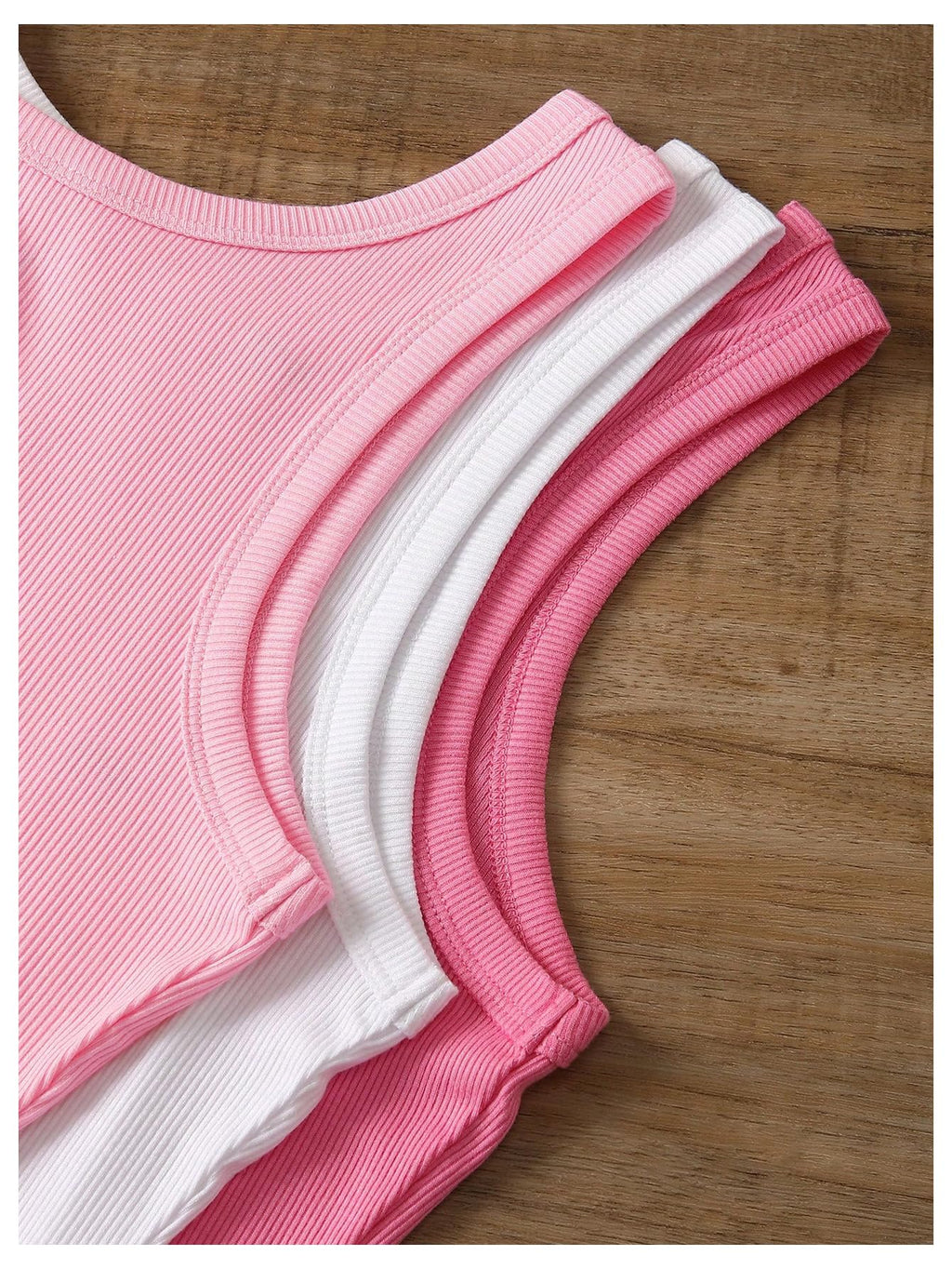 Women's Plus Size 3 Pack Coquette Bow Top Crew Neck Sleeveless Crop Tank Tops