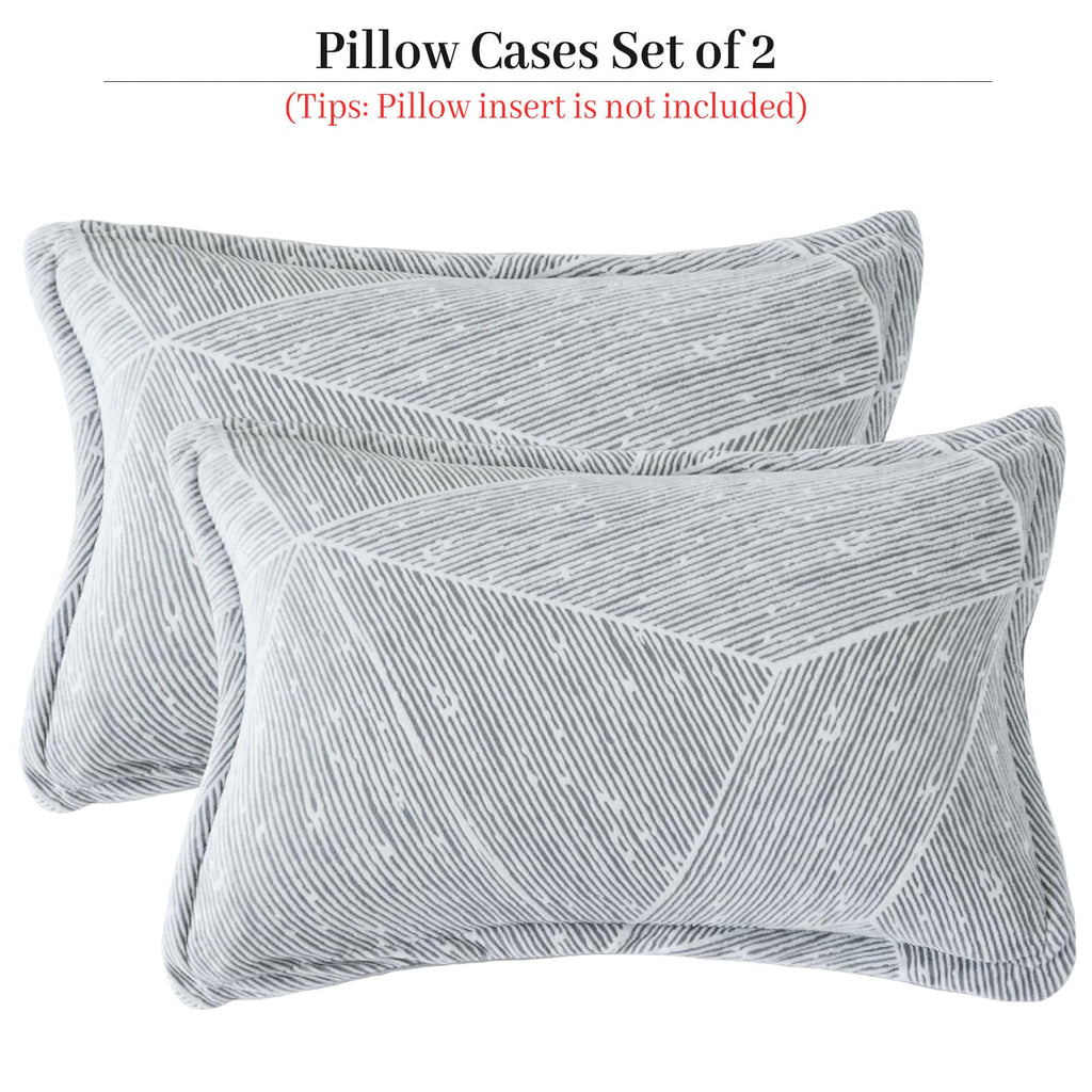 Faux Fur Pillow Cases Set of 2, Luxury Ultra Soft Fuzzy Pillowcases, Fluffy Plush Velvet Pillow Covers with Zipper, Cozy Warmth and No Shedding