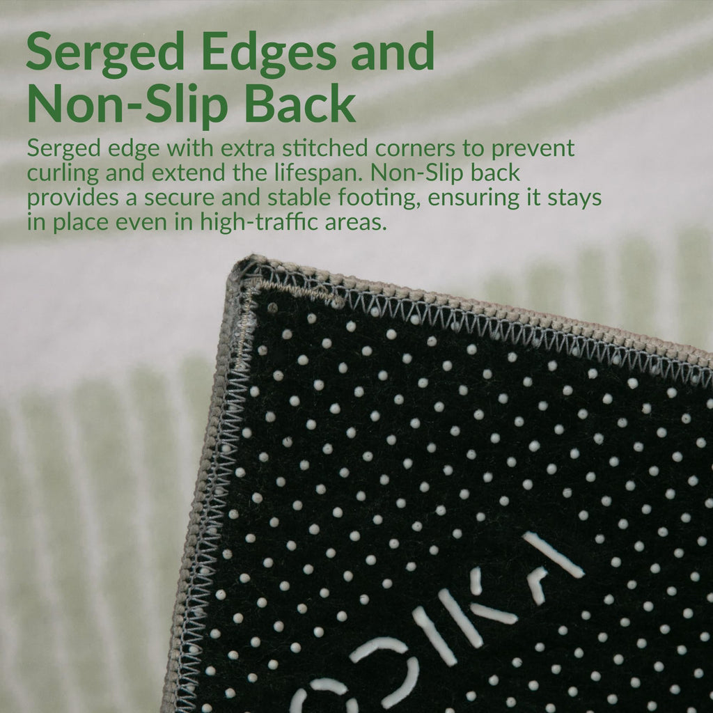 Zen Garden Area Rug - Ultra Soft Area Rug, Non Slip, Stain Resistant Living Room Rug, Washable Area Rugs for Living Room, Rugs for Bedroom