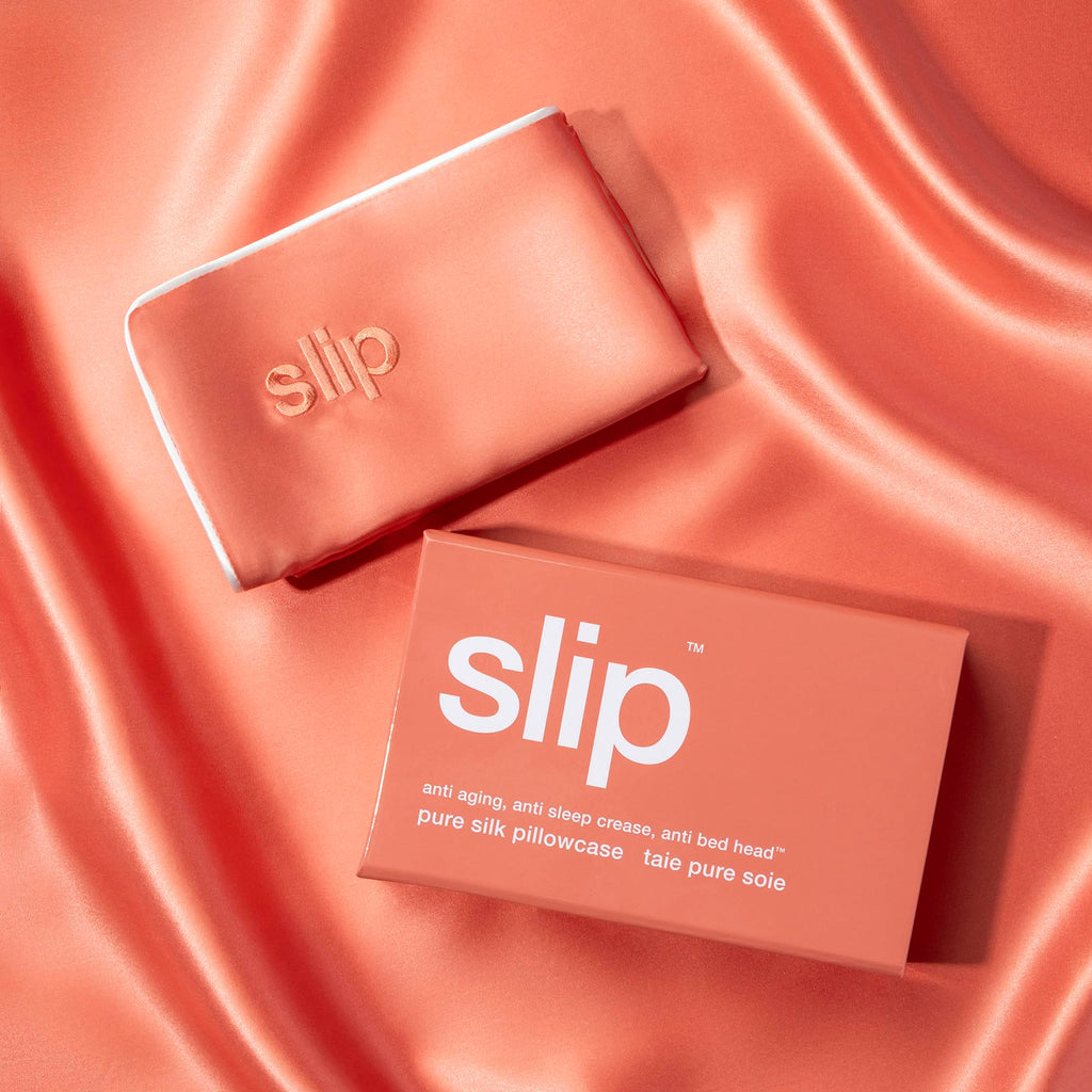 Pure Silk Pillow Case with Scalloped Edge - 100% Pure 22 Momme Mulberry Silk - Queen Size Standard Pillow Case - Anti-Aging, Anti-BedHead, Anti-Sleep Crease, Sunshade (20" x 30")