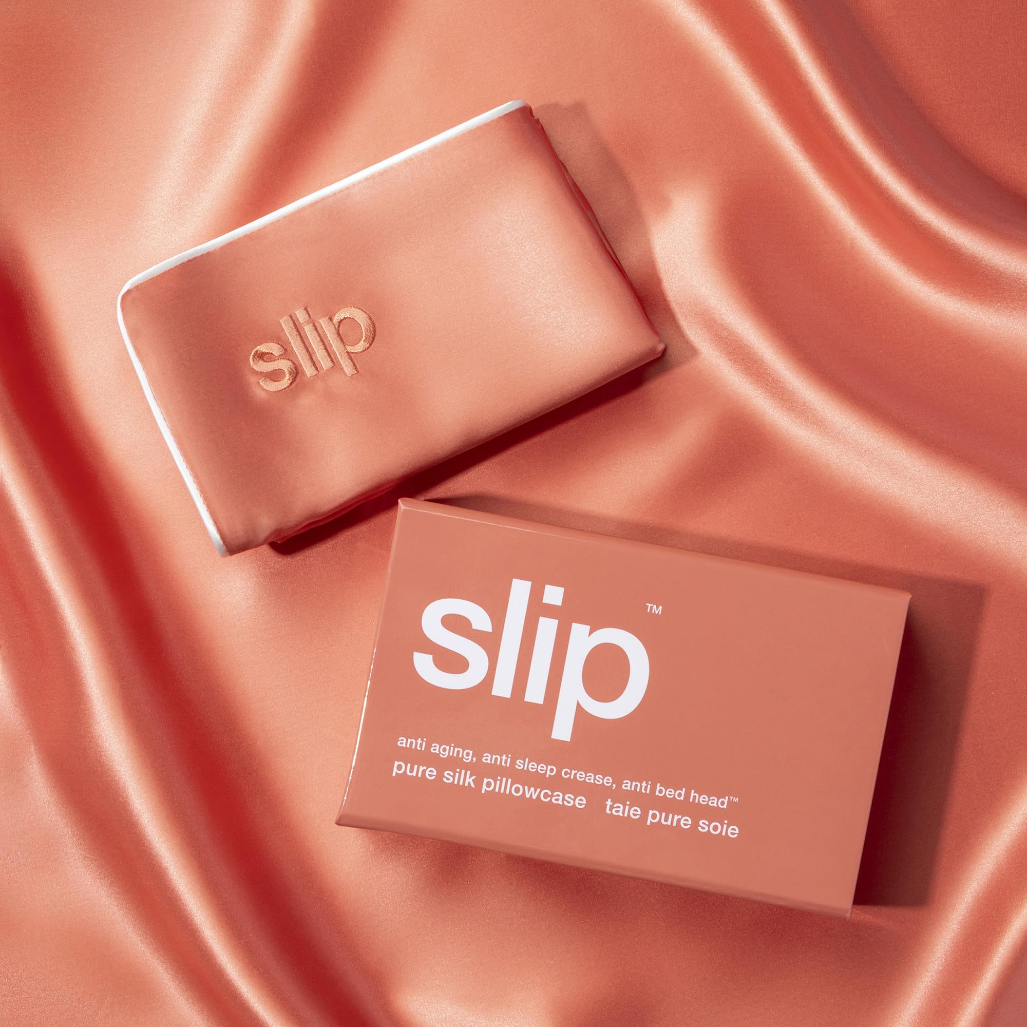 Pure Silk Pillow Case with Scalloped Edge - 100% Pure 22 Momme Mulberry Silk - Queen Size Standard Pillow Case - Anti-Aging, Anti-BedHead, Anti-Sleep Crease, Sunshade (20" x 30")