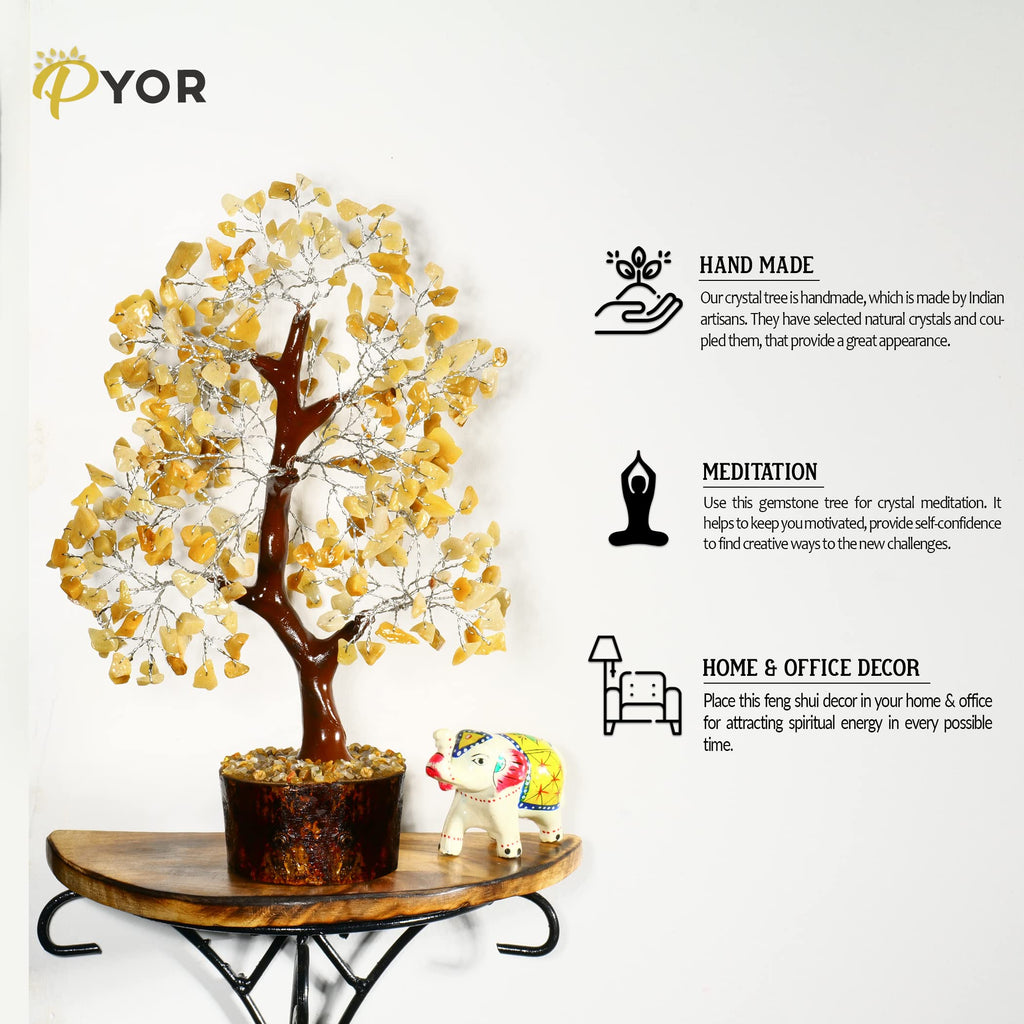 Rose Quartz Crystals Good Luck Money Tree