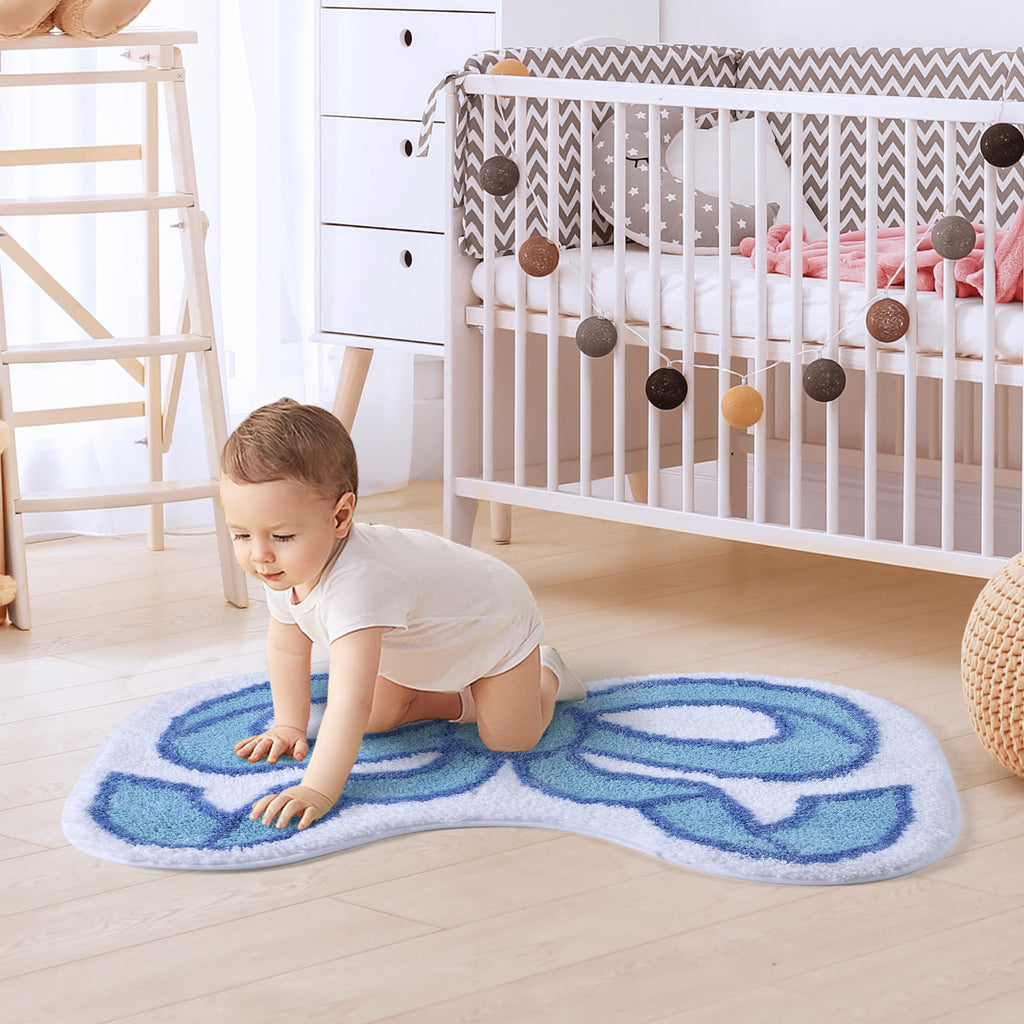 Coquette Bow Bath Mat Cute Bathroom Rugs Non Slip Absorbent Bath Rugs Bathroom Decor Machine Washable Floor Mats for Bathroom Tub Shower