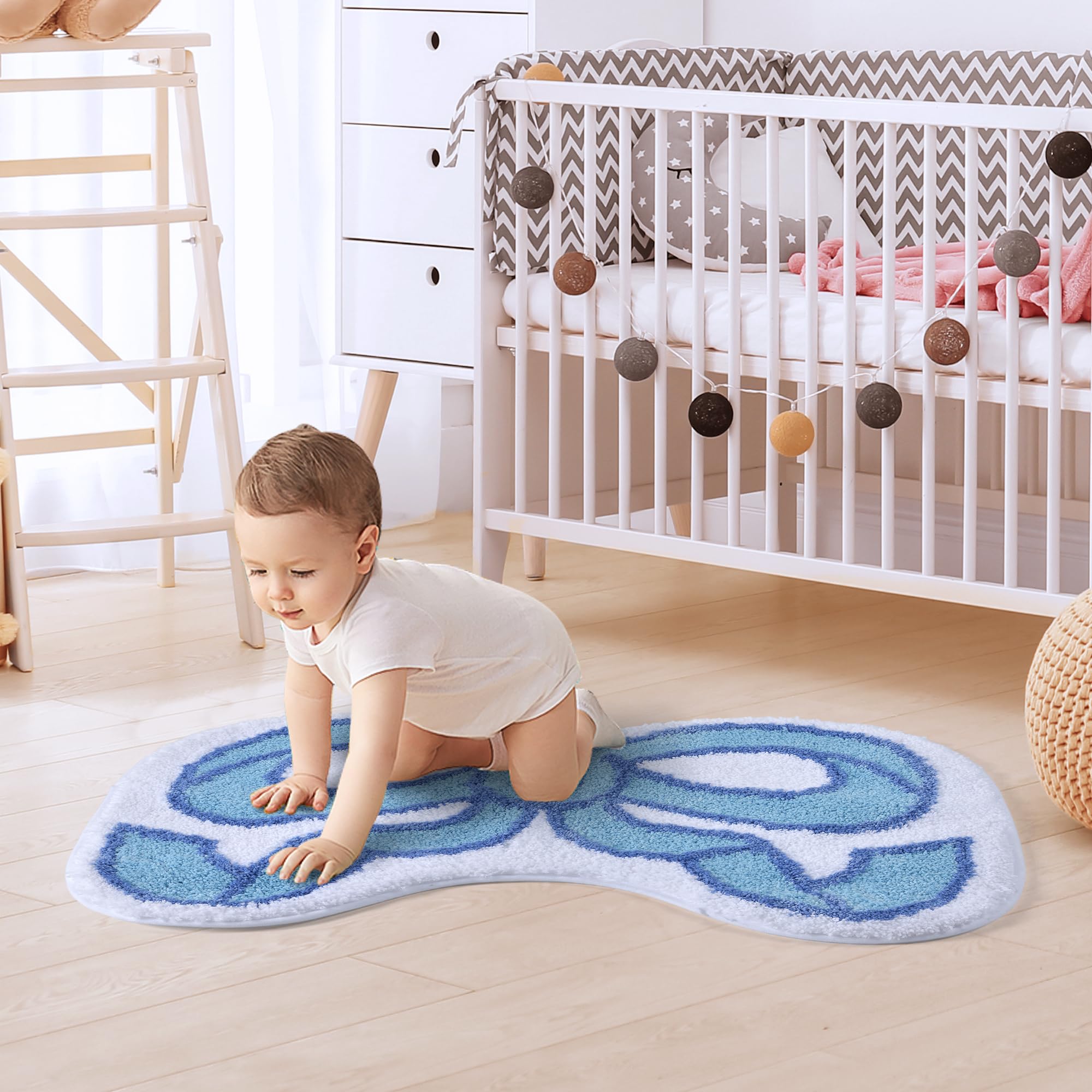 Coquette Bow Bath Mat Cute Bathroom Rugs Non Slip Absorbent Bath Rugs Bathroom Decor Machine Washable Floor Mats for Bathroom Tub Shower