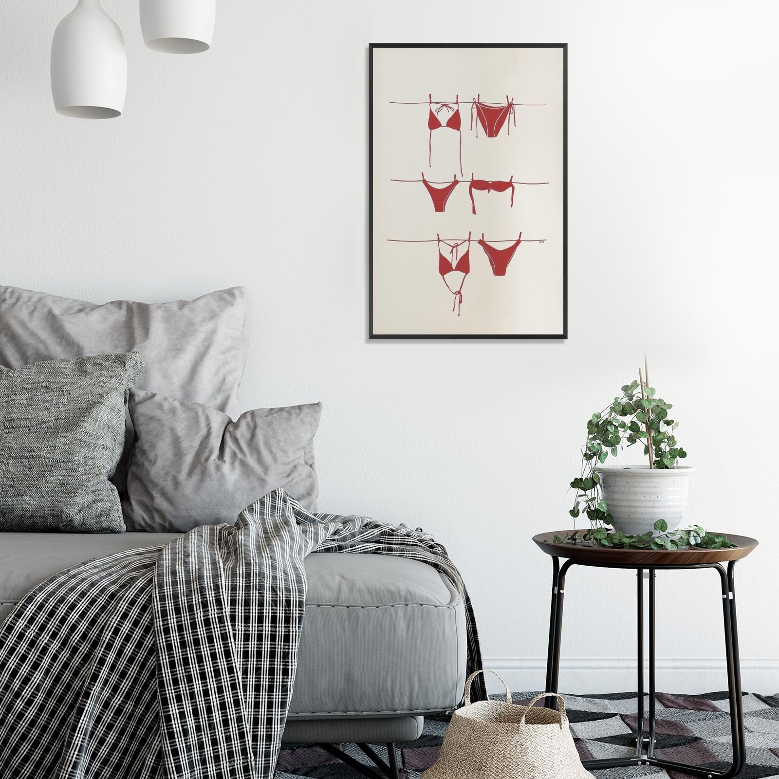 Ocean Inspired Aesthetic Print Coquette Wall Art Fun and Cute Decor