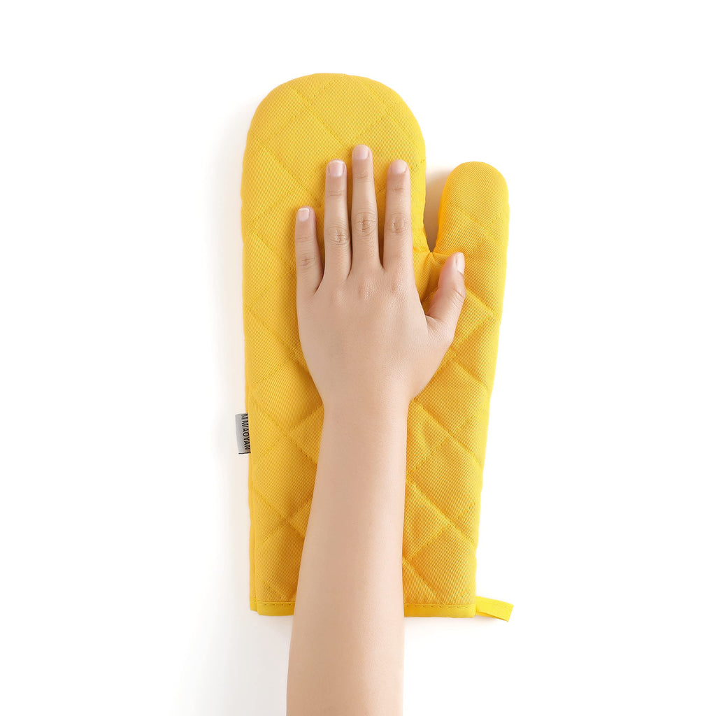 Oven Mitts and Pot Holders 4 pcs Set,High Heat Resistant 500 Degree Extra Thicken