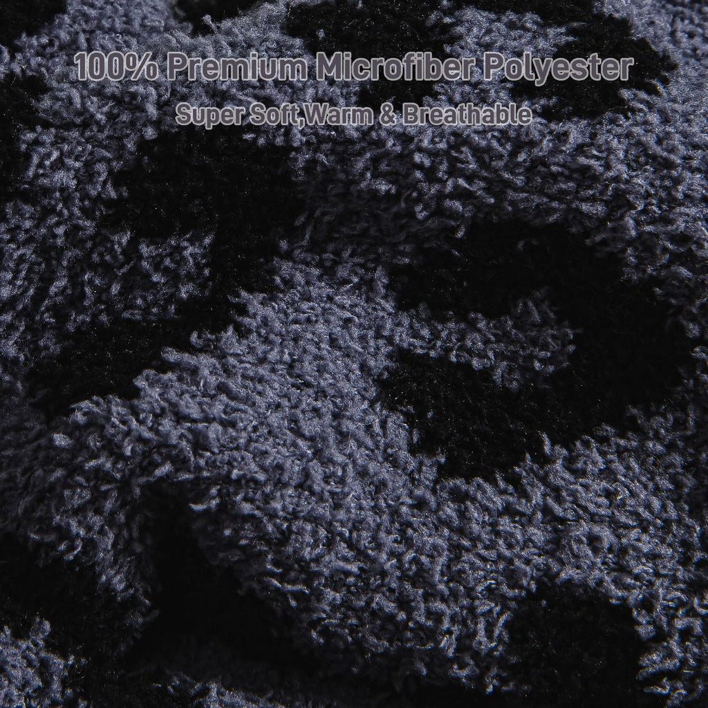 Fuzzy Socks for Women Leopard Print,Microfiber Cozy Socks Fluffy Warm Socks for Women, Luxury Gifts for Women