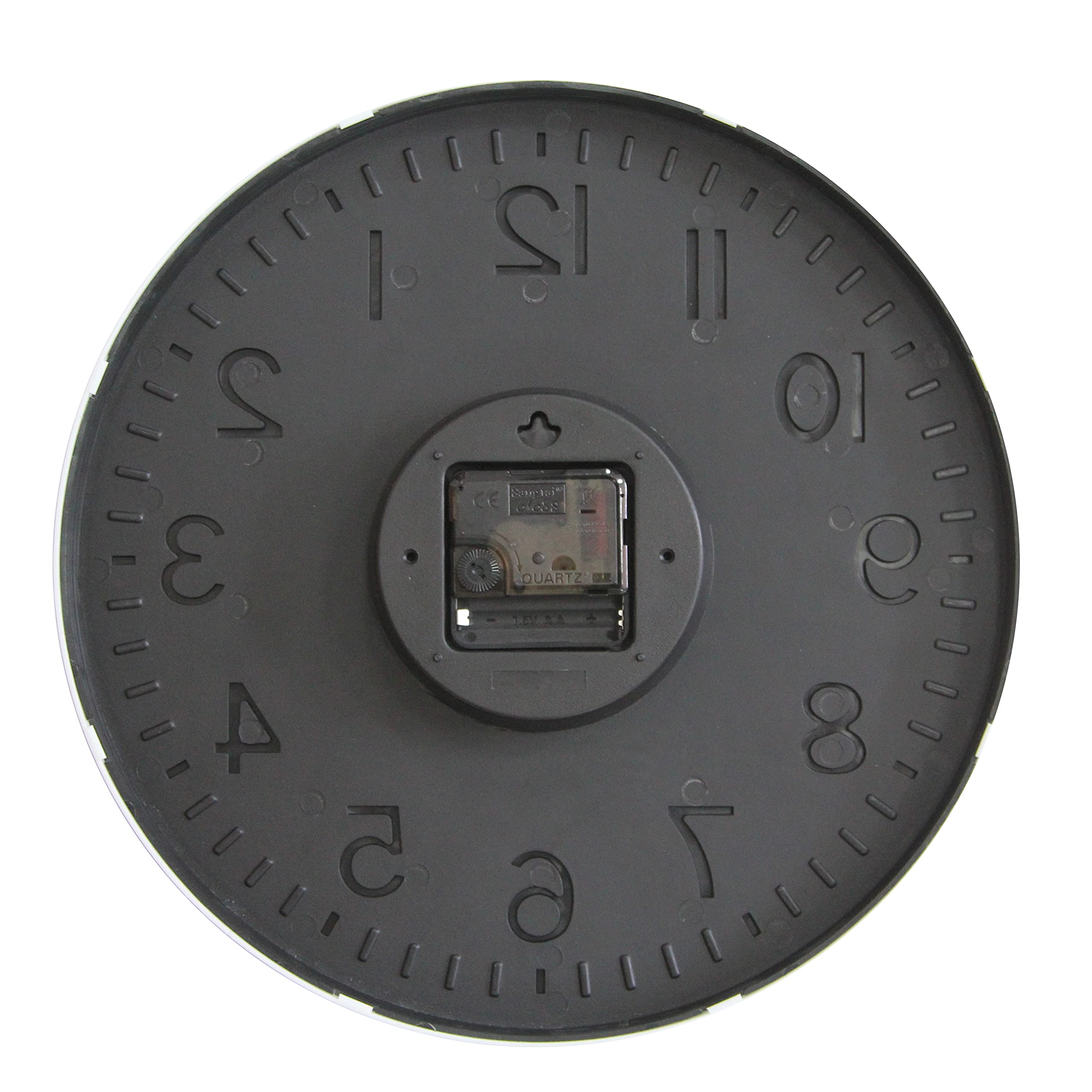 Wall Clocks Battery Operated - 12 inch Silent Non Ticking Modern