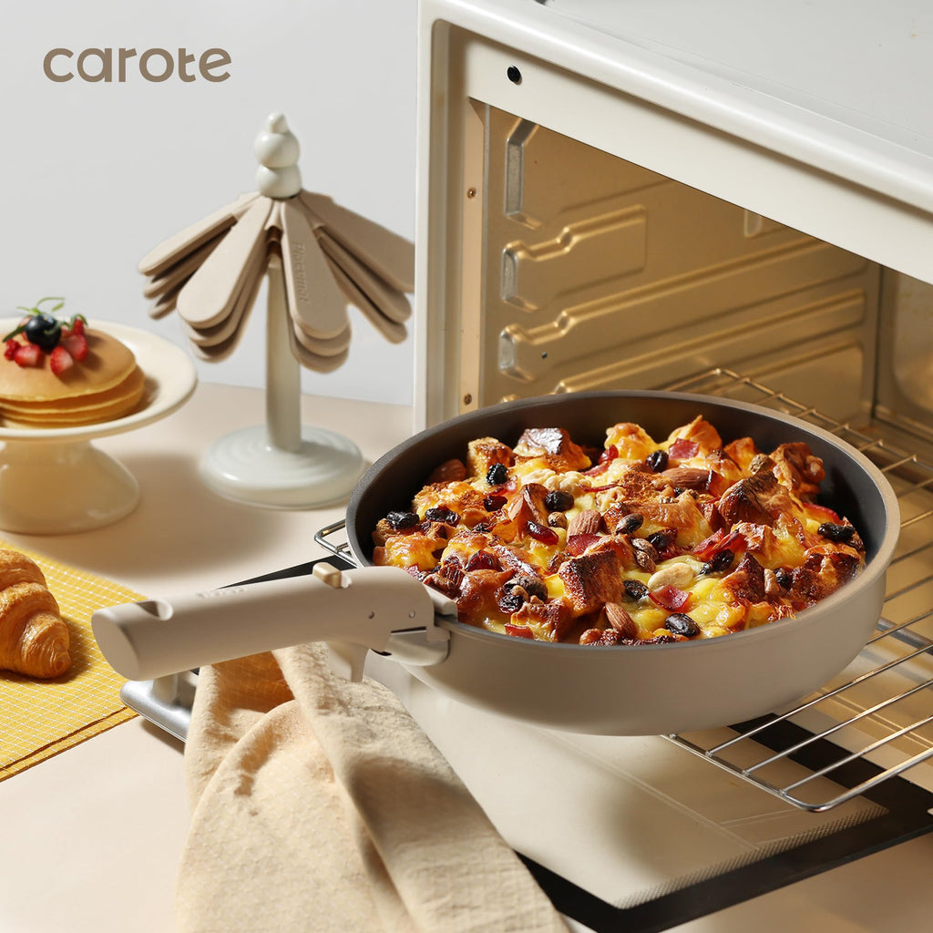 Pots and Pans Set Non Stick, Nonstick Cookware Set, Oven/Dishwasher/Fridge Safe Pots and Pans, RV Safe Cookware, 23pcs Gift Set Detachable Handle