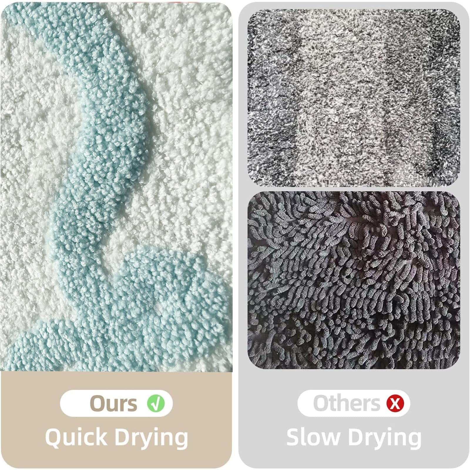 Coquette Bow Bathroom Mat Non Slip Bow Rug Cute Scallop Carpet Room Decor Microfiber Absorbent Bath Rug