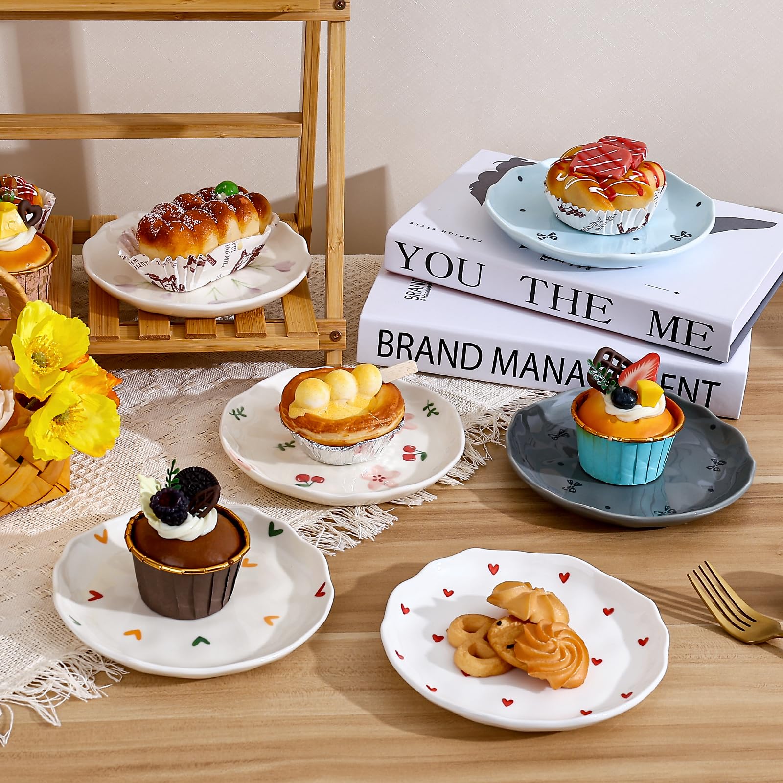 Ceramic Dessert Plates, Cute Creative Dinner Plates Design