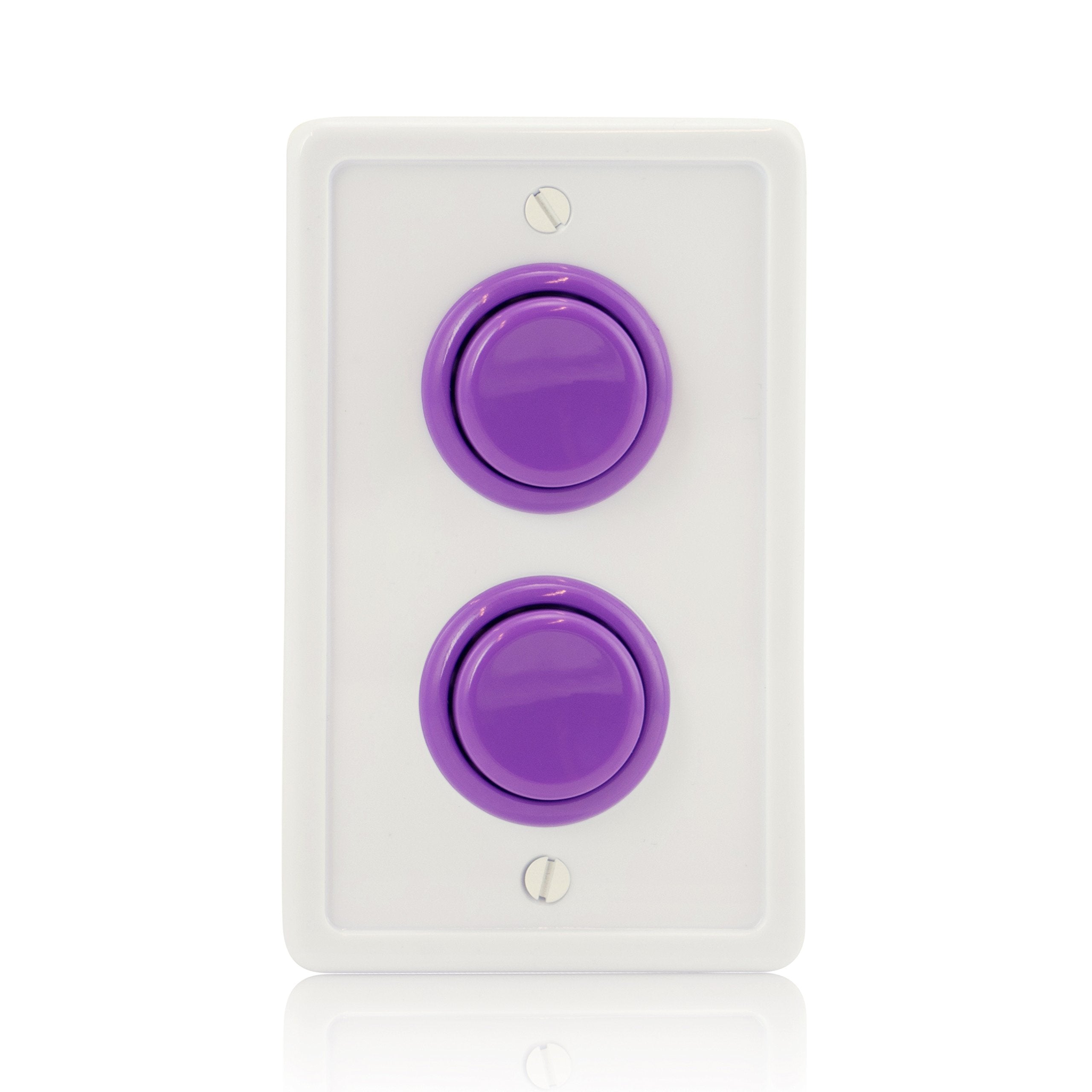 Faceplate Replacement Arcade Light Switch Plate Cover, Single Switch, 1-Gang Standard Size Rocker Wall Plate, Game Room Decorator, Kid Bedroom Wallplate