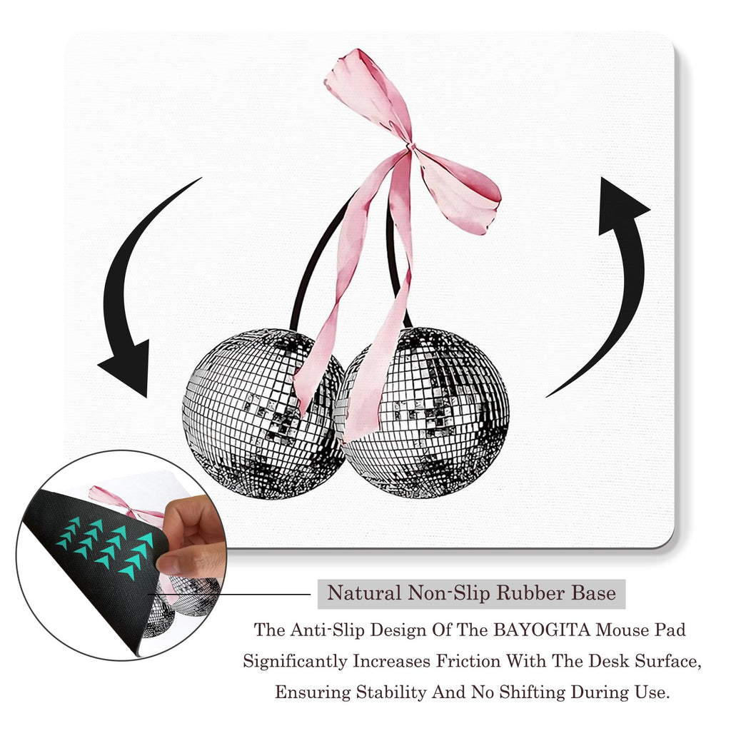 Coquette Mouse Pad, 9.5x8 Inches