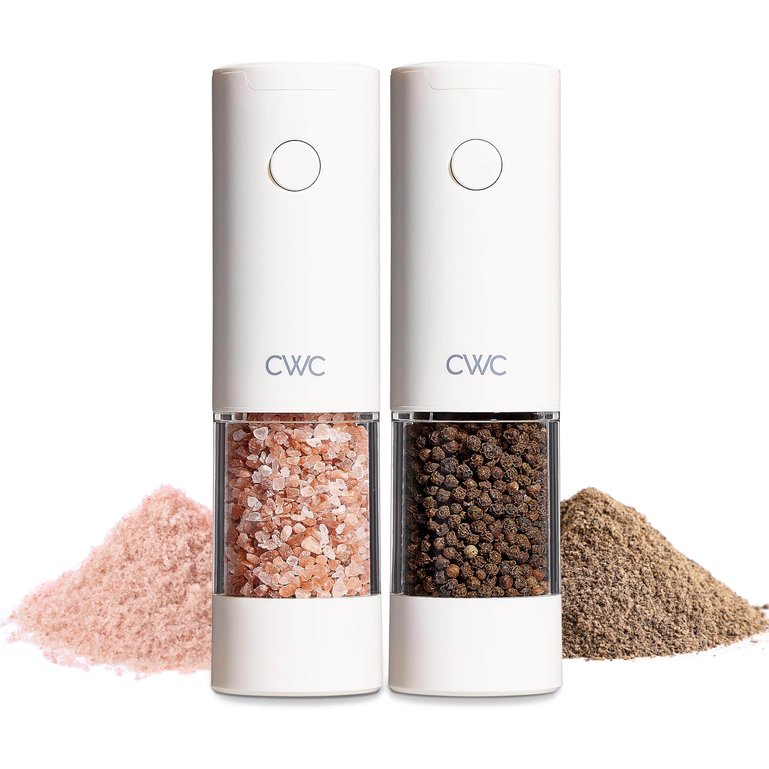 Electric Pepper & Salt Shaker Set of 2 Grinders