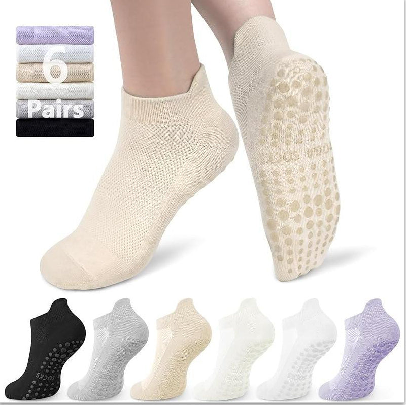 Women's Boneless Mesh Athletic Socks Non-slip Silicone