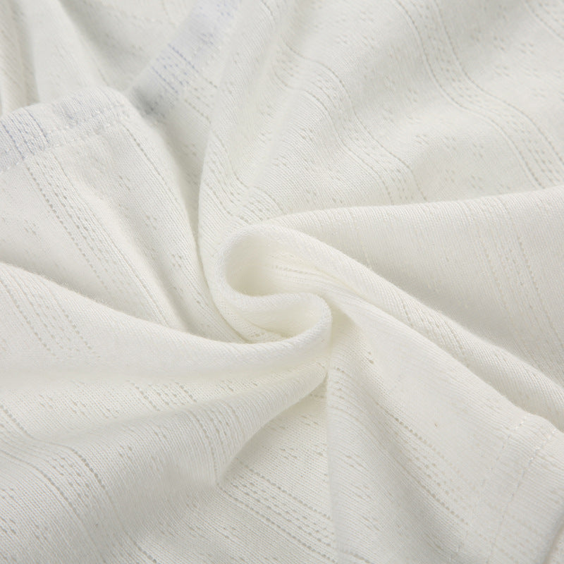 Ladies Bow Lace Patchwork Easy Matching Top