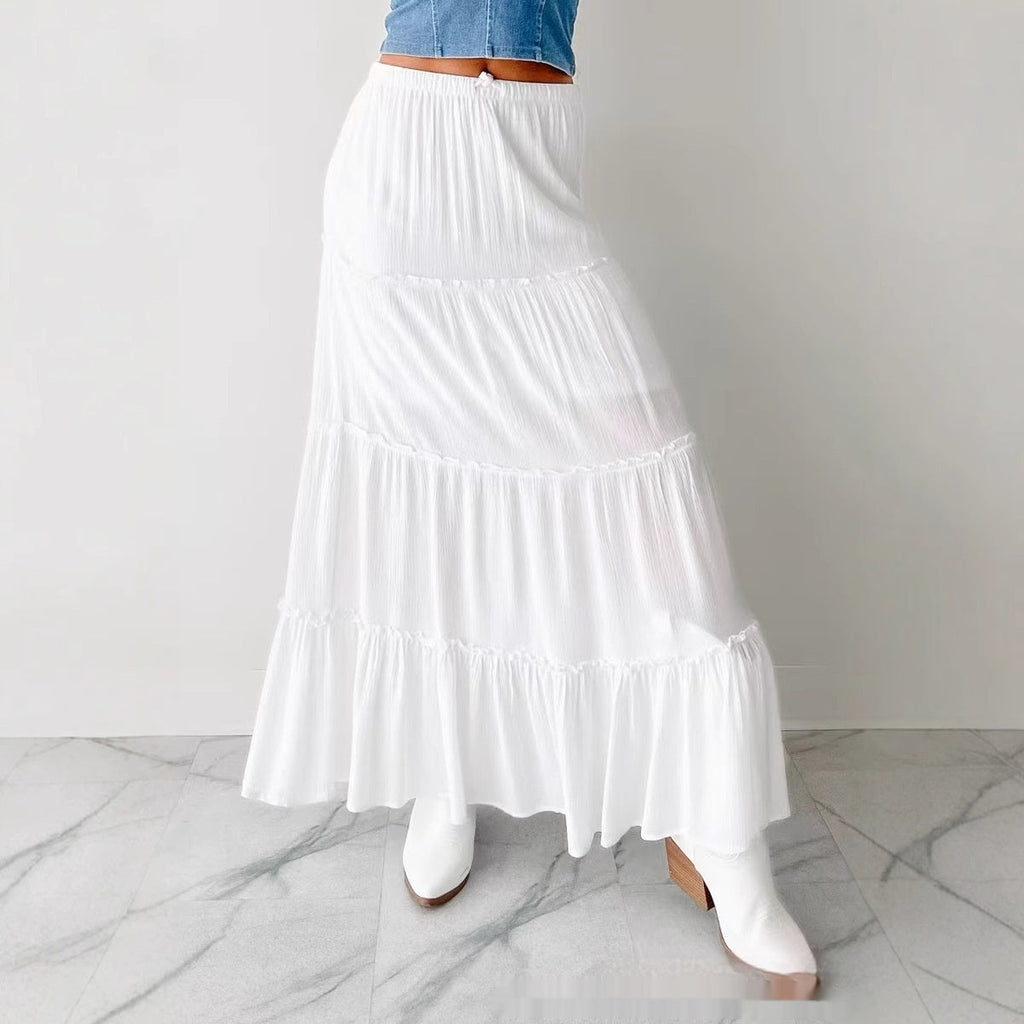 Stitching Casual Women's Clothing Cake Dress