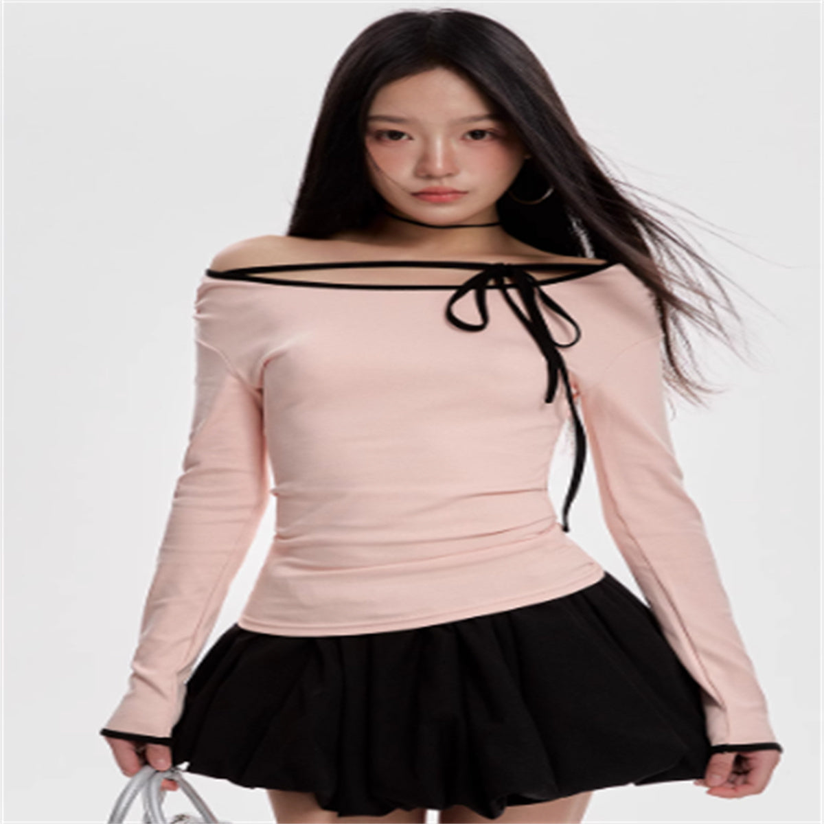 Slim Fit And Versatile Sweet And Cool Hot Girl Short Top