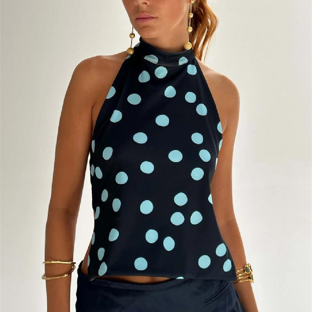 Women's Clothing Halter Elegant Top