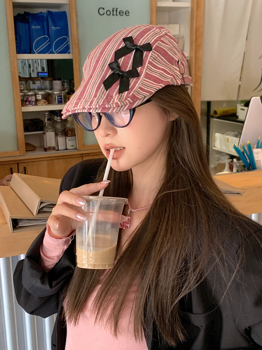 Female Bow Hats Female Summer And Autumn