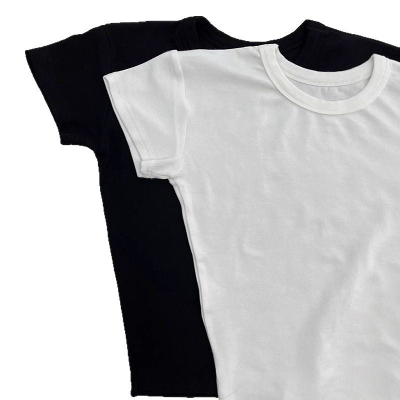 Classic Shoulder Hot Girl Sports Bottoming Skinny Top