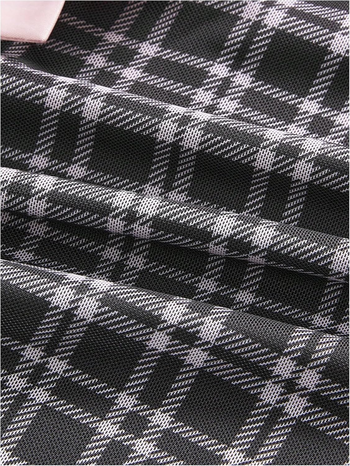 Women's Y2k Bow Plaid Tube Top Strapless Sleeveless Lace Trim Bandeau Crop Tops