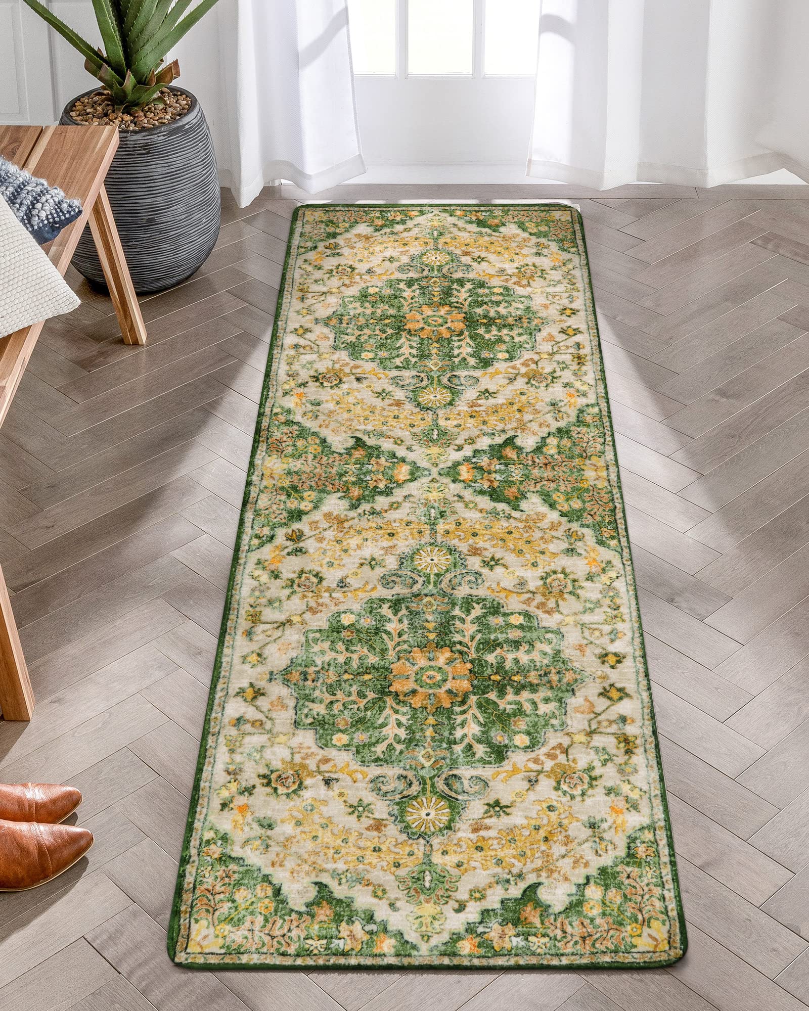 Floral Bohemian Medallion Area Rugs