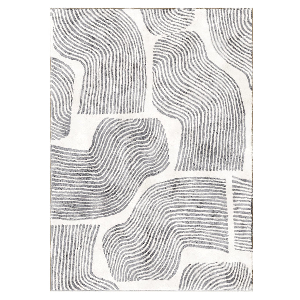 Zen Garden Area Rug - Ultra Soft Area Rug, Non Slip, Stain Resistant Living Room Rug, Washable Area Rugs for Living Room, Rugs for Bedroom