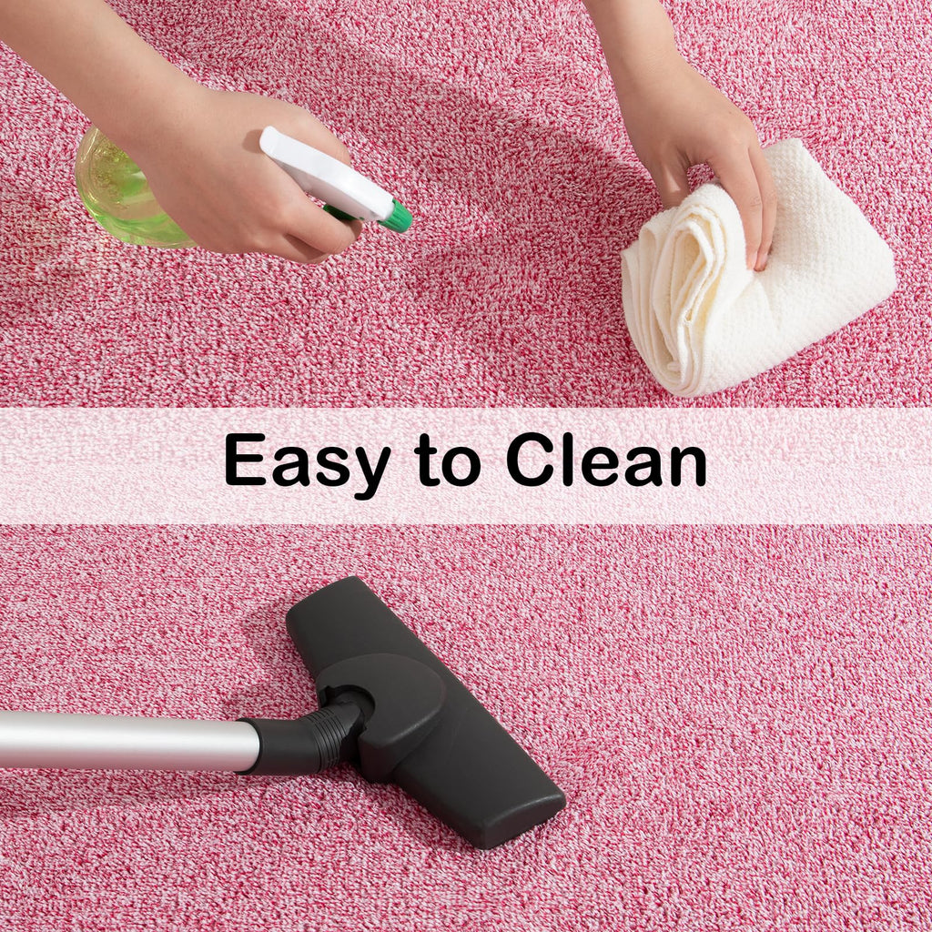 Shag Rugs with Memory Foam for Living Room Dorm, Machine Washable Carpet