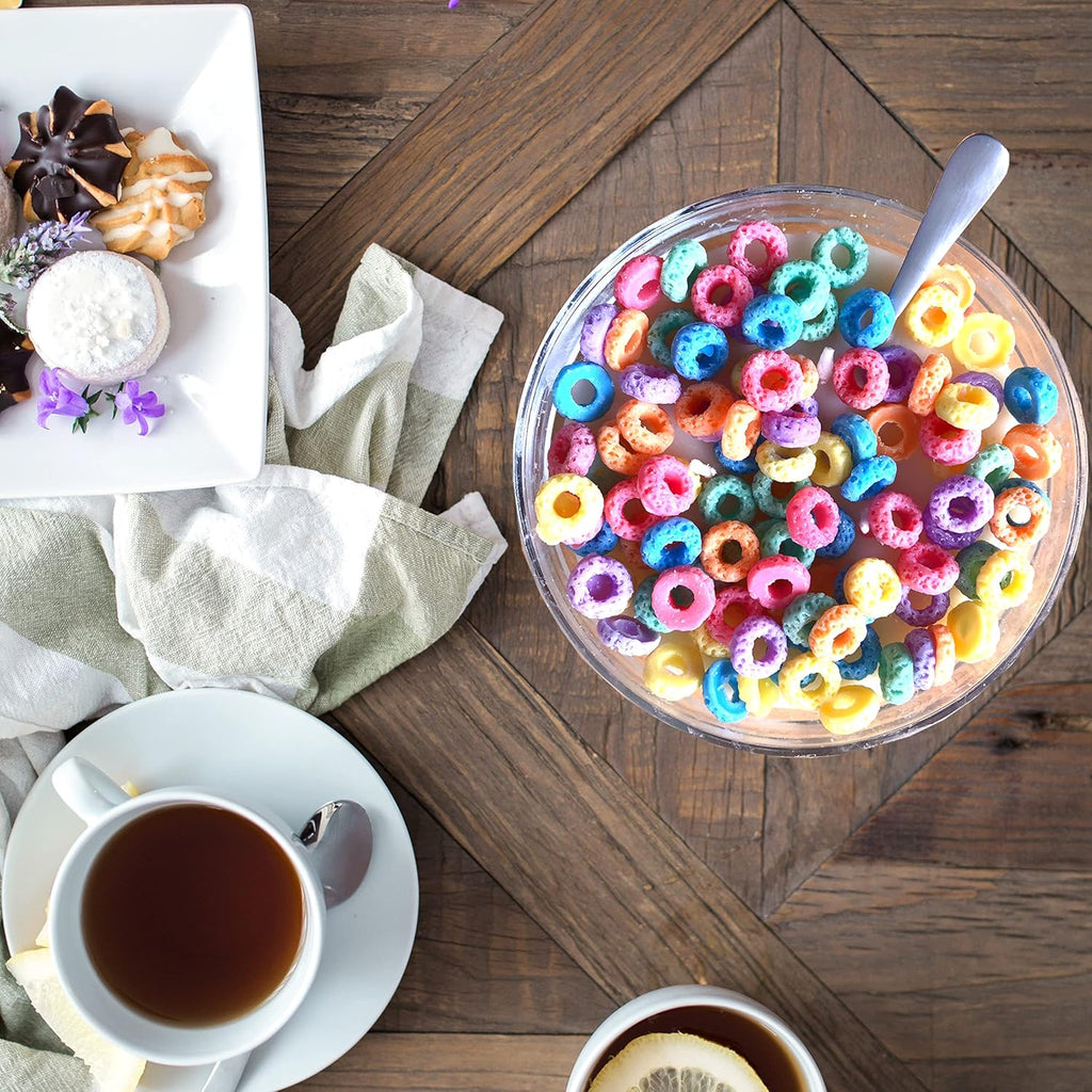 Fruit Loop Cereal Candle Bowl Gifts - Funny Novelty Food Scented Cute Candle