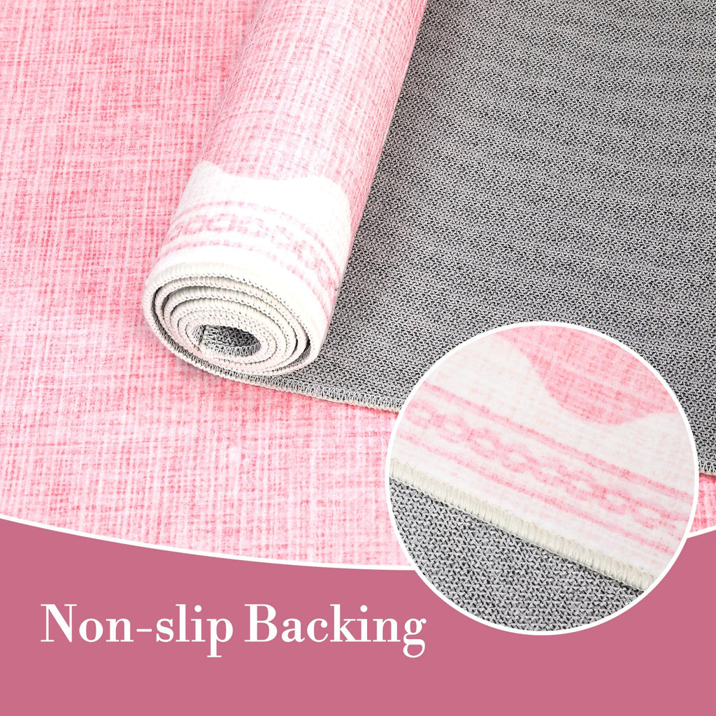 Scalloped Rug Soft Carpet