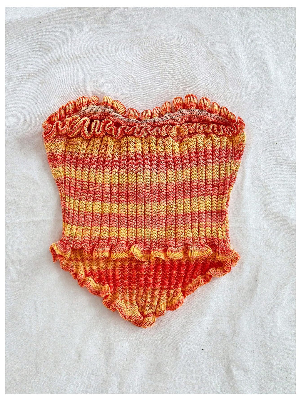 Women's Pearl Strapless Tops Summer Asymmetrical Tube Tops