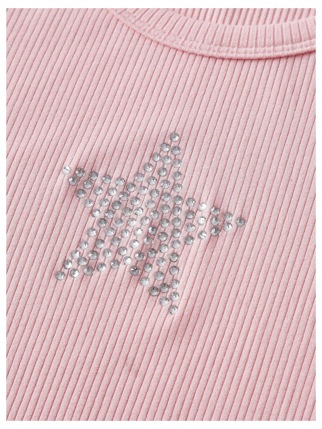 Women's Tank Tops Y2K Sleeveless Ribbed Star Crop Tank Top