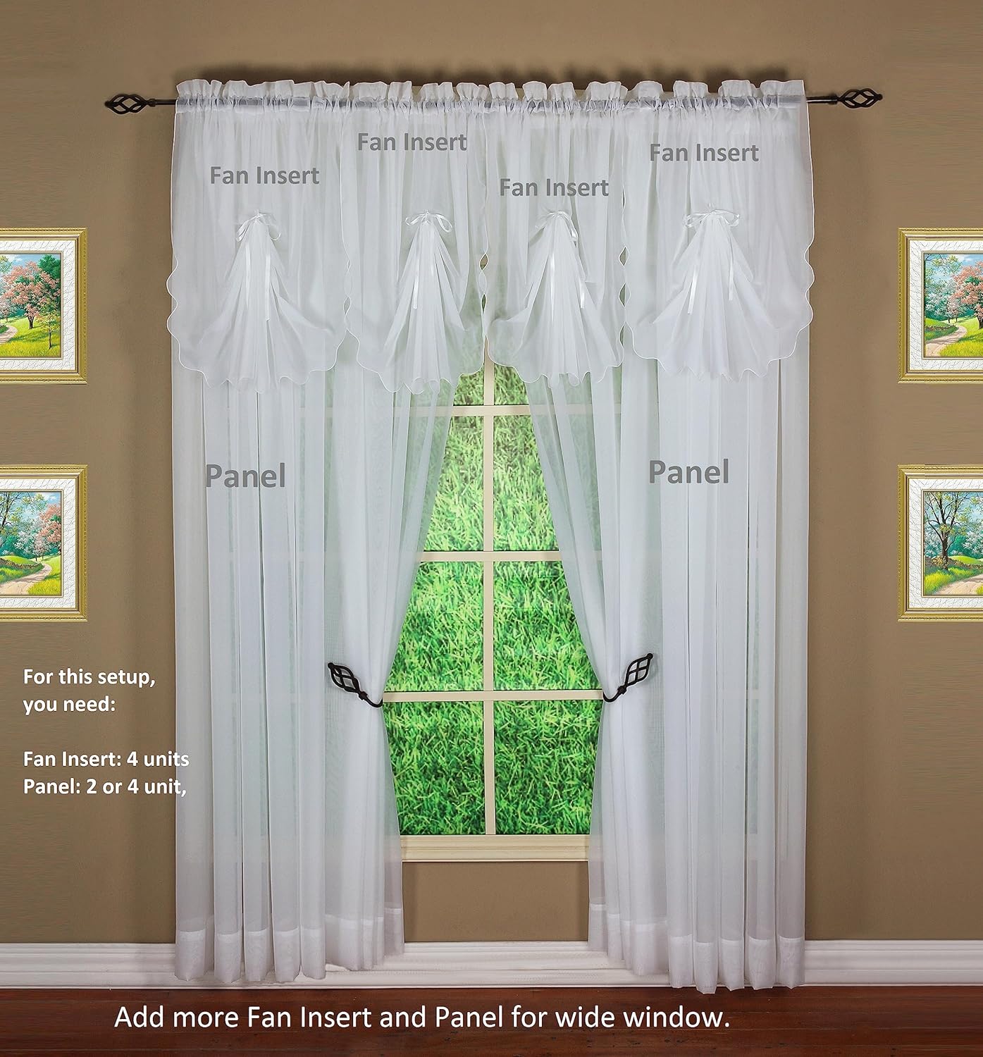 Voile Sheer Panel
