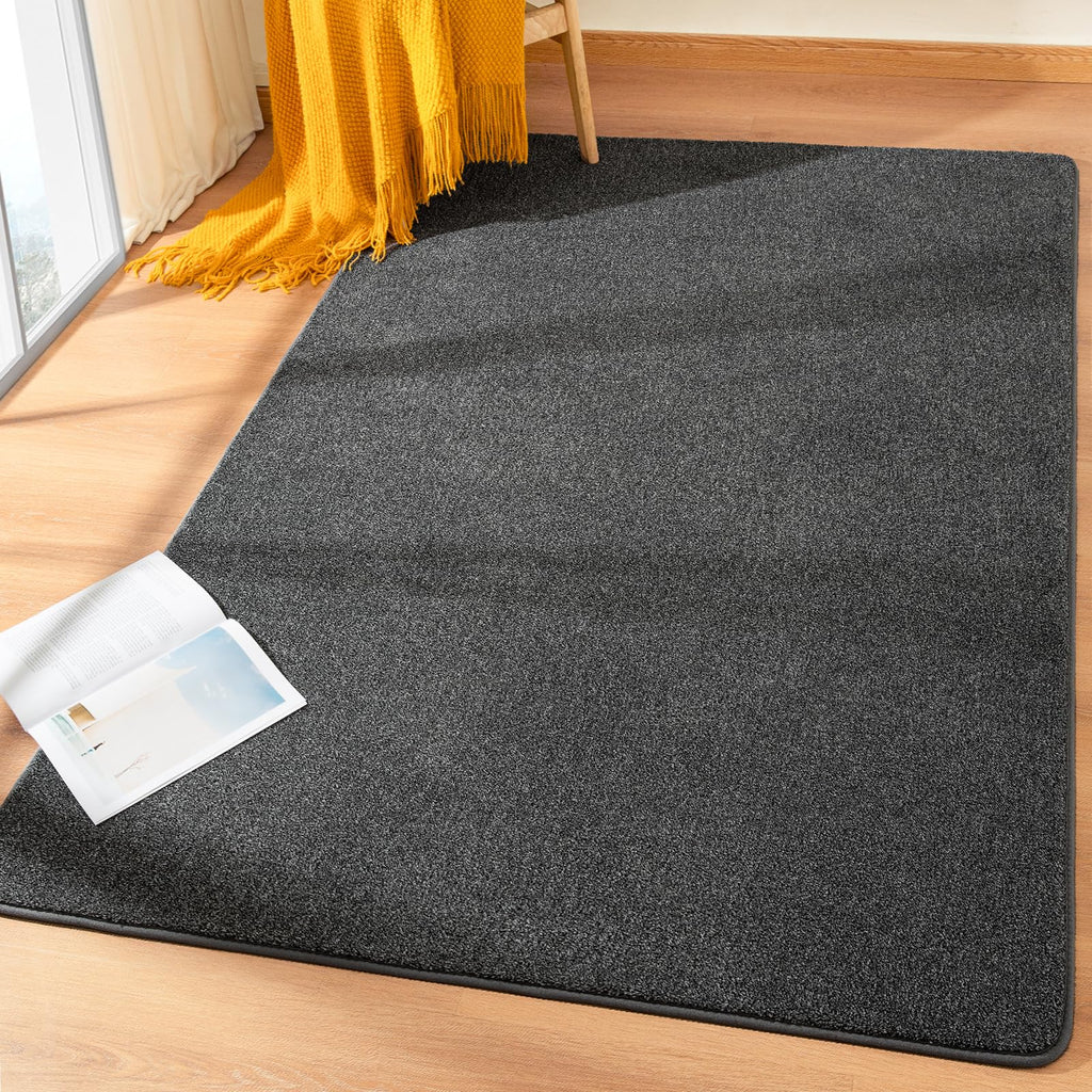 Shag Rugs with Memory Foam for Living Room Dorm, Machine Washable Carpet