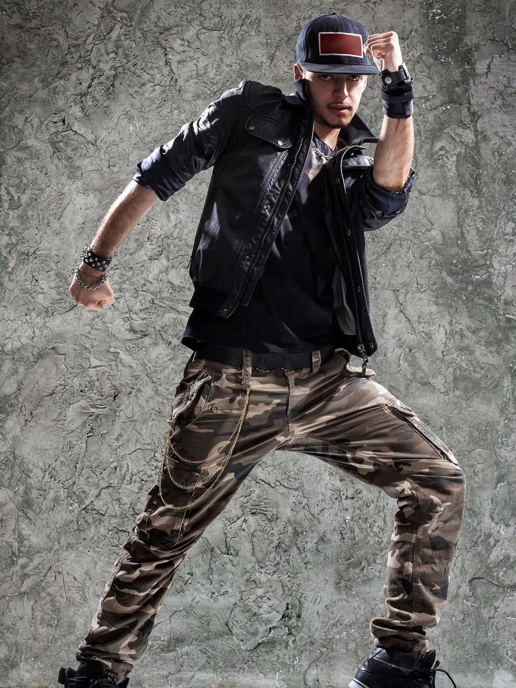 Multi-Layer Chain Belt â€?5-Piece Hip Hop Metal Wallet Chains for Jeans & Pants