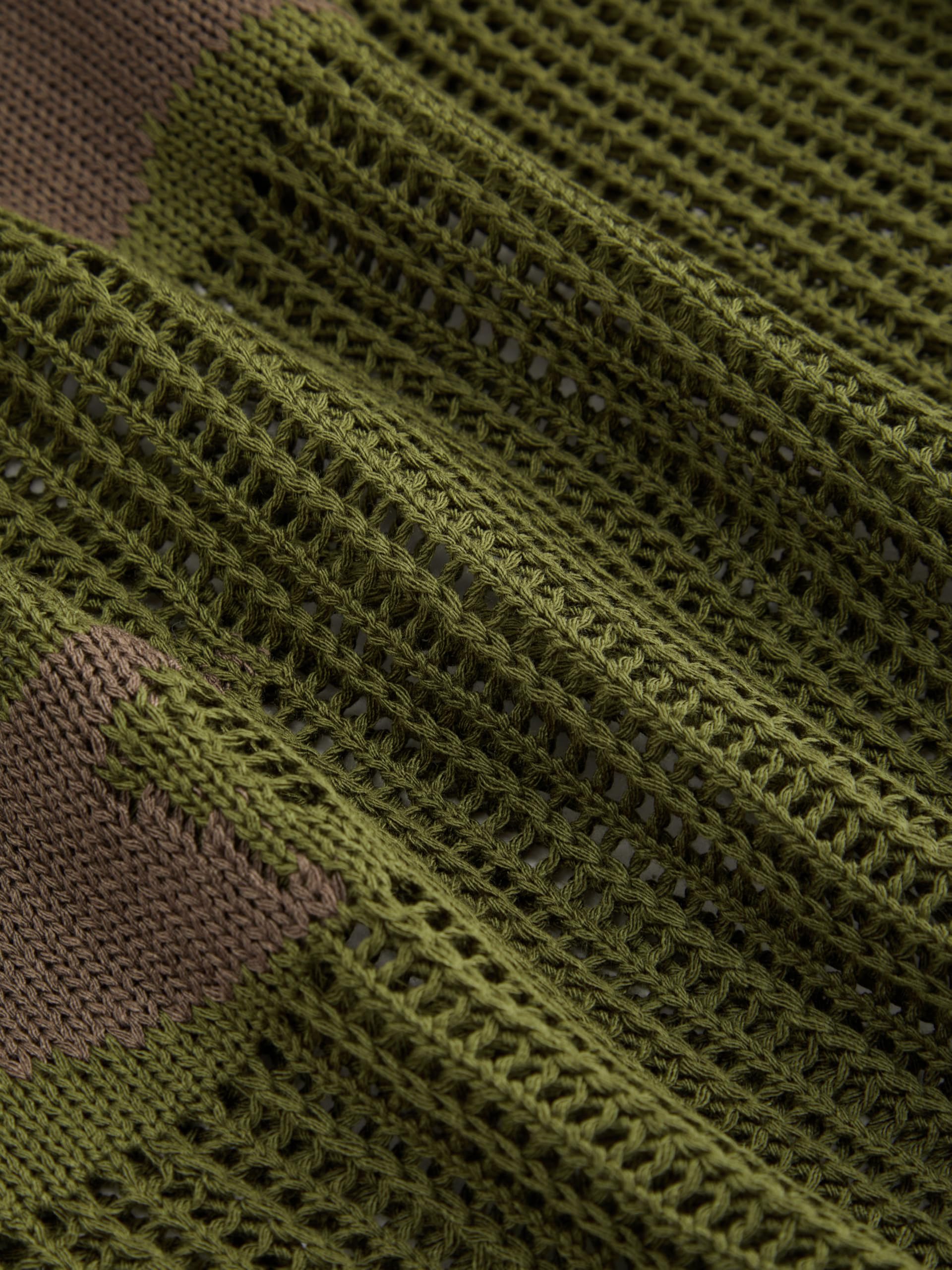 Women's CIDER Asymmetrical Neck Star Pattern Long Sleeve Sweater