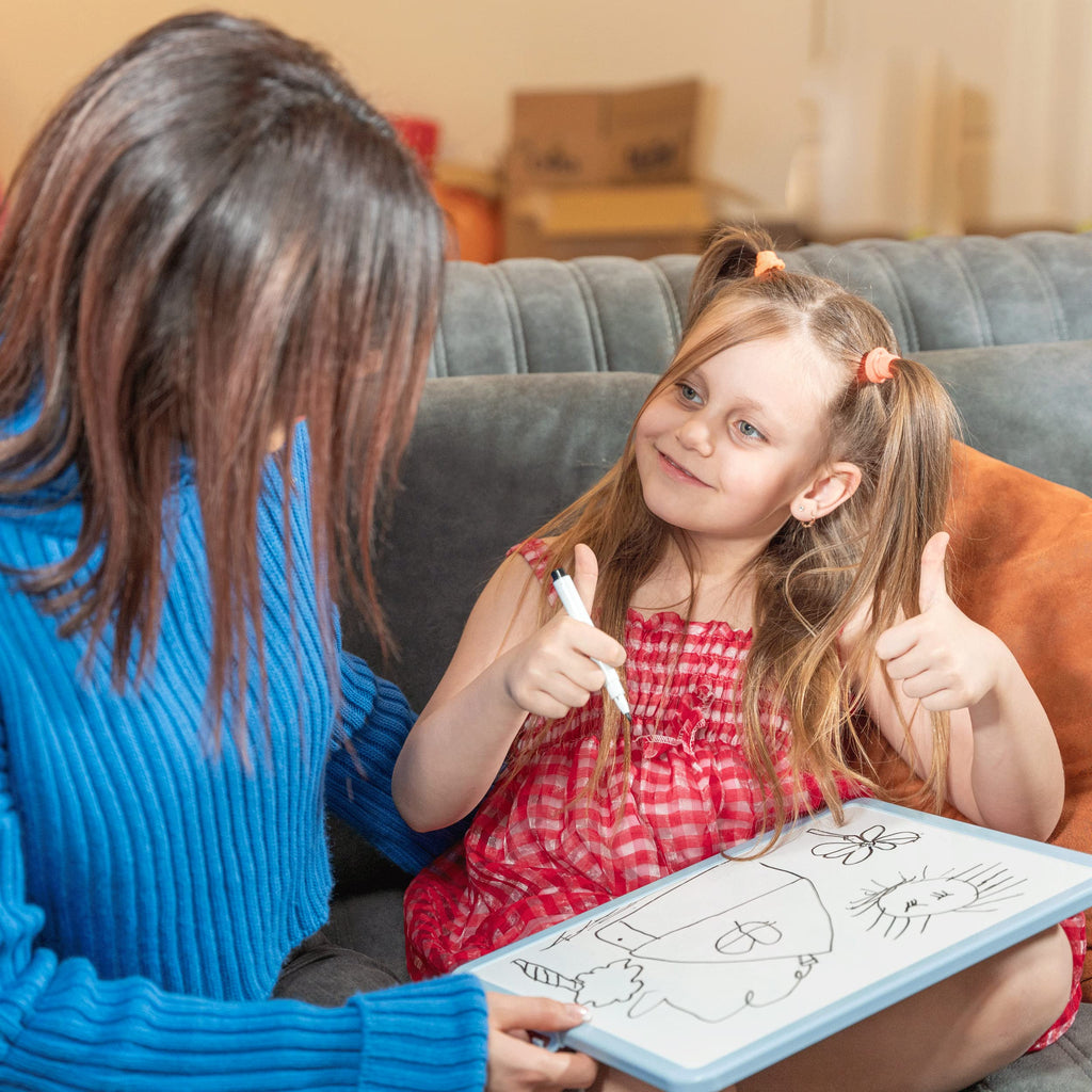 Dry Erase Board, 14â€?x 11â€?with a Black Dry Erase Marker Color Frame, Small White Board Dry Erase Whiteboard