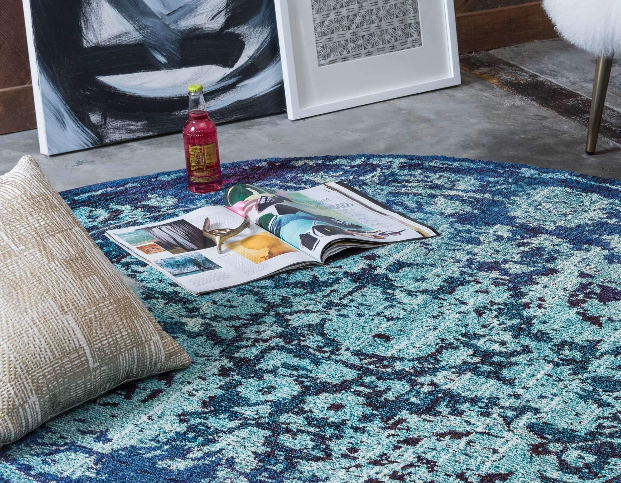 Vintage Botanical Traditional Runner Rug