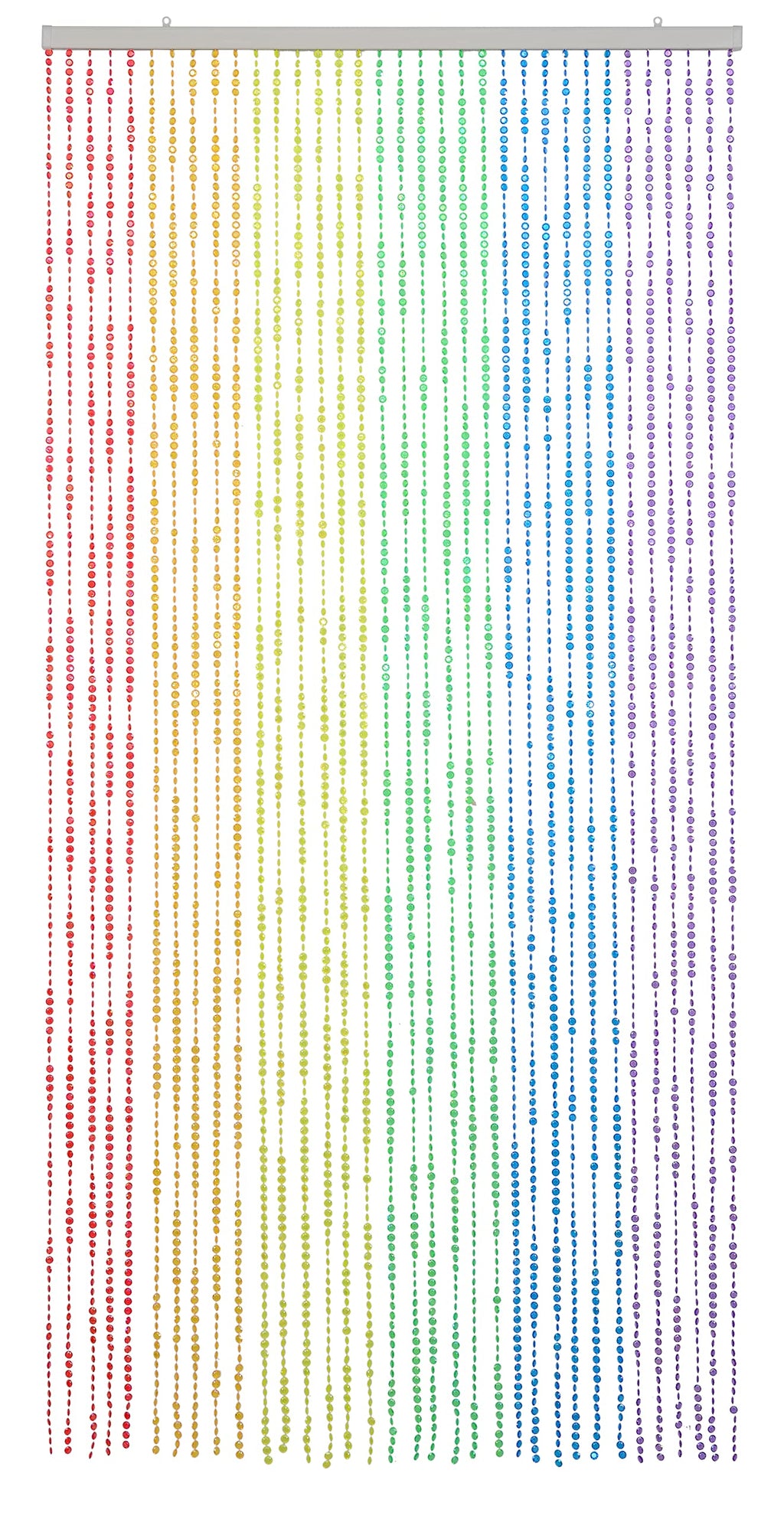 Strands Iridescent Crystal Beaded Curtain for Doorway Room Divider Party Bedroom Decorations, Diamond Cut Bead Curtain, 34 PCS 3FT X 9FT