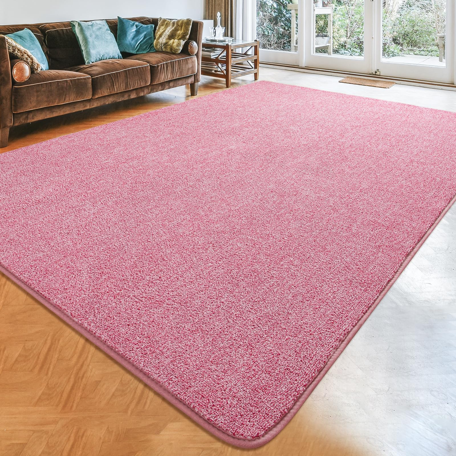 Shag Rugs with Memory Foam for Living Room Dorm, Machine Washable Carpet