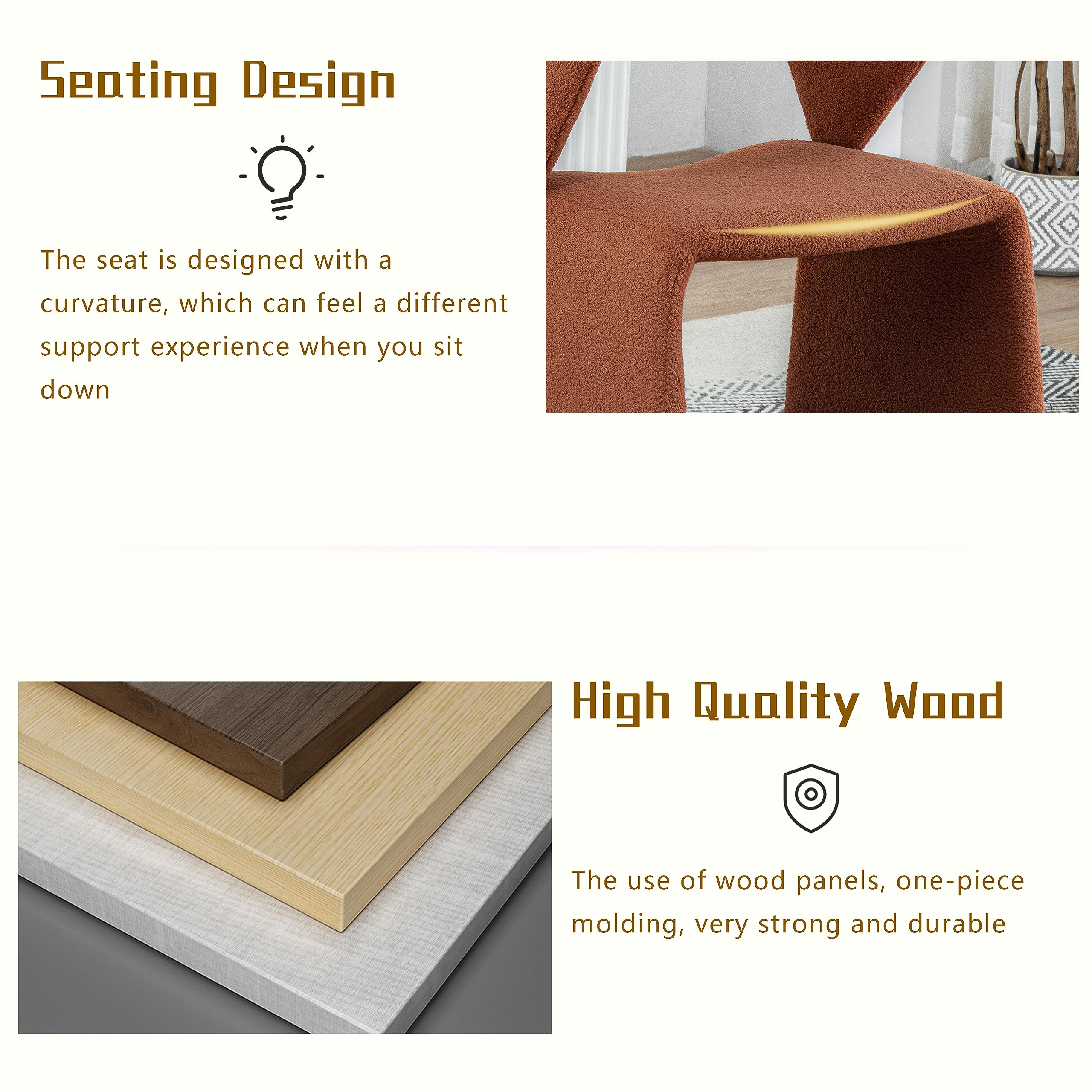 Modern Bouclé Sherpa Accent Chair â€?Comfy Tufted Lamb Fabric Armed Leisure Chair for Reading, Bedroom, Office, and Living Room