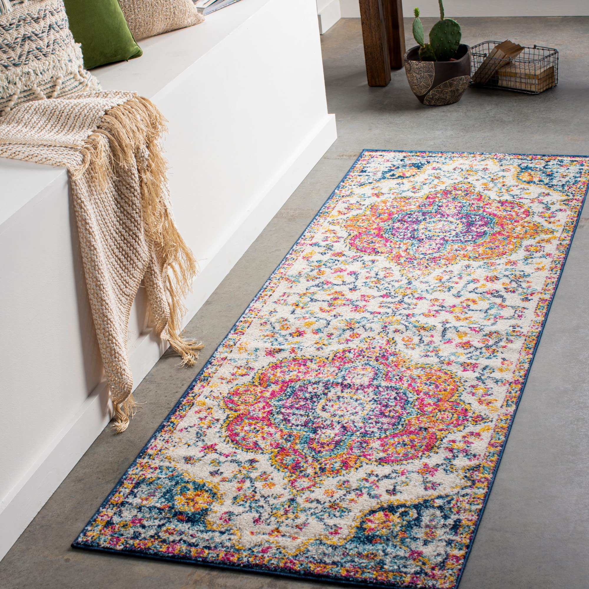 Romaine Vintage Medallion Area Rug