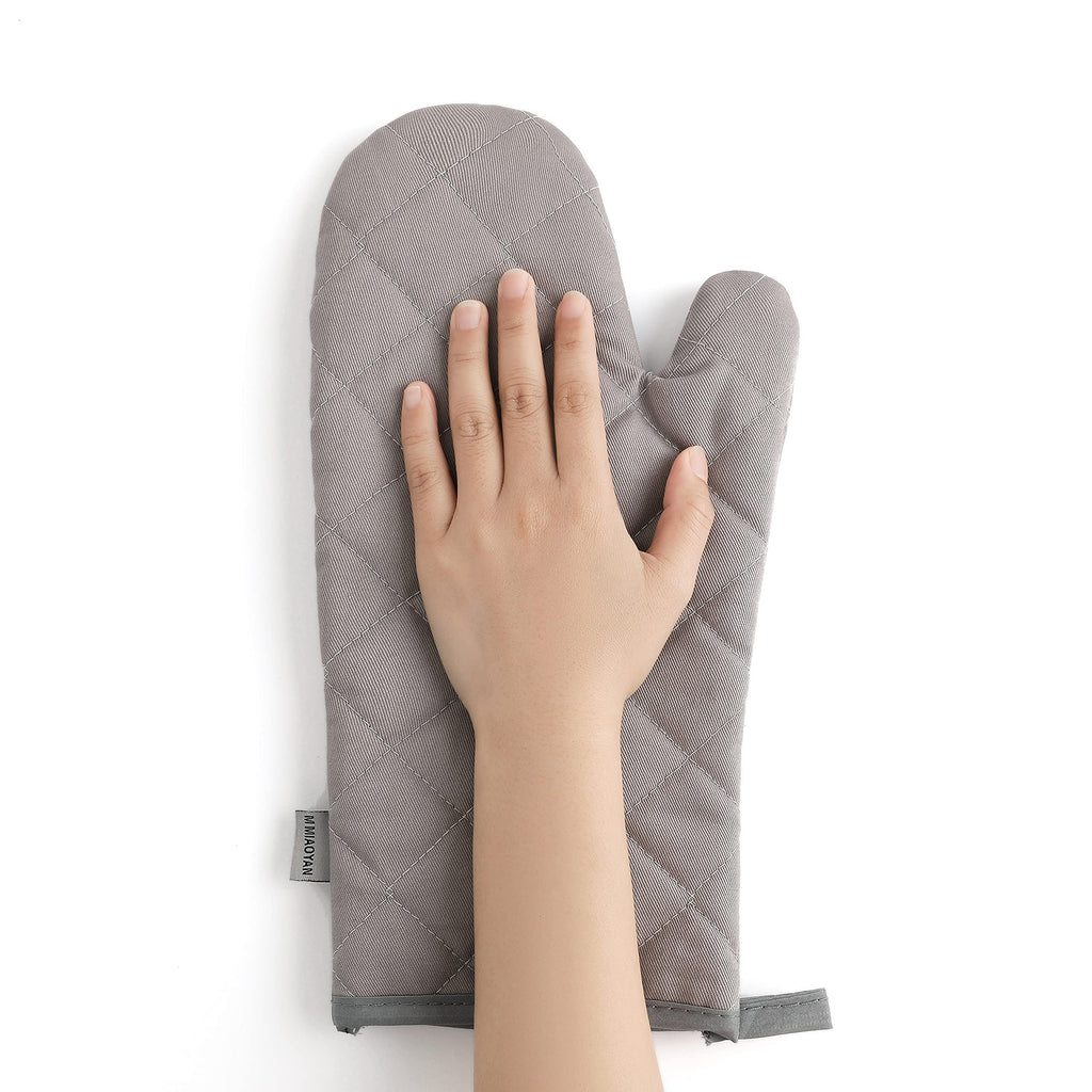 Oven Mitts and Pot Holders 4 pcs Set,High Heat Resistant 500 Degree Extra Thicken