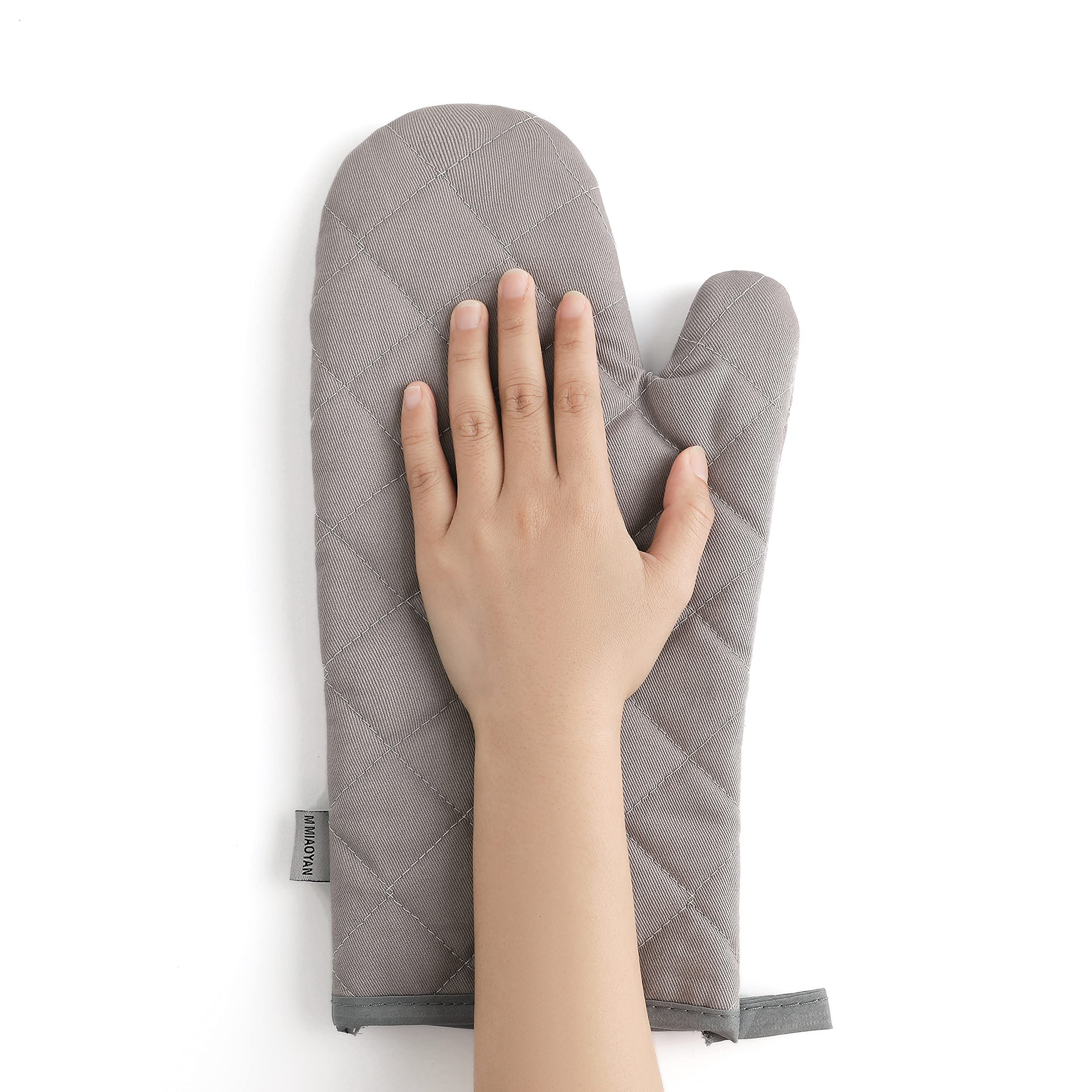 Oven Mitts and Pot Holders 4 pcs Set,High Heat Resistant 500 Degree Extra Thicken